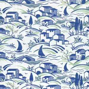 Thibaut Landmark in Marine and Apple Green (W73525)