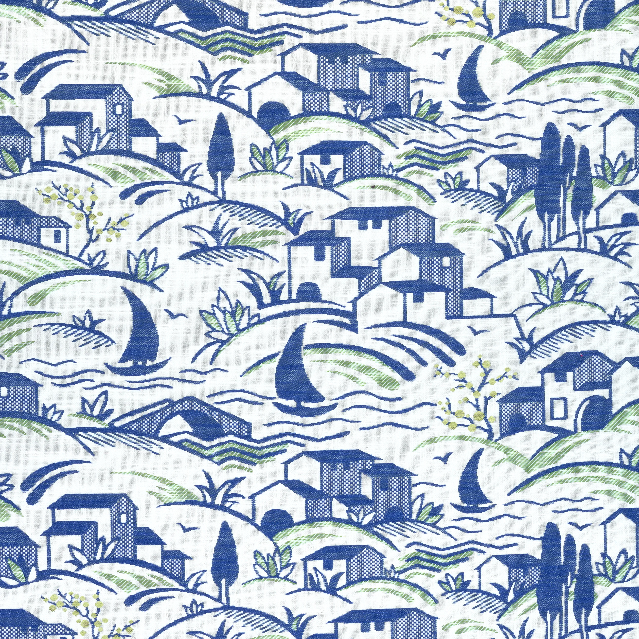 Thibaut Landmark in Marine and Apple Green (W73525)