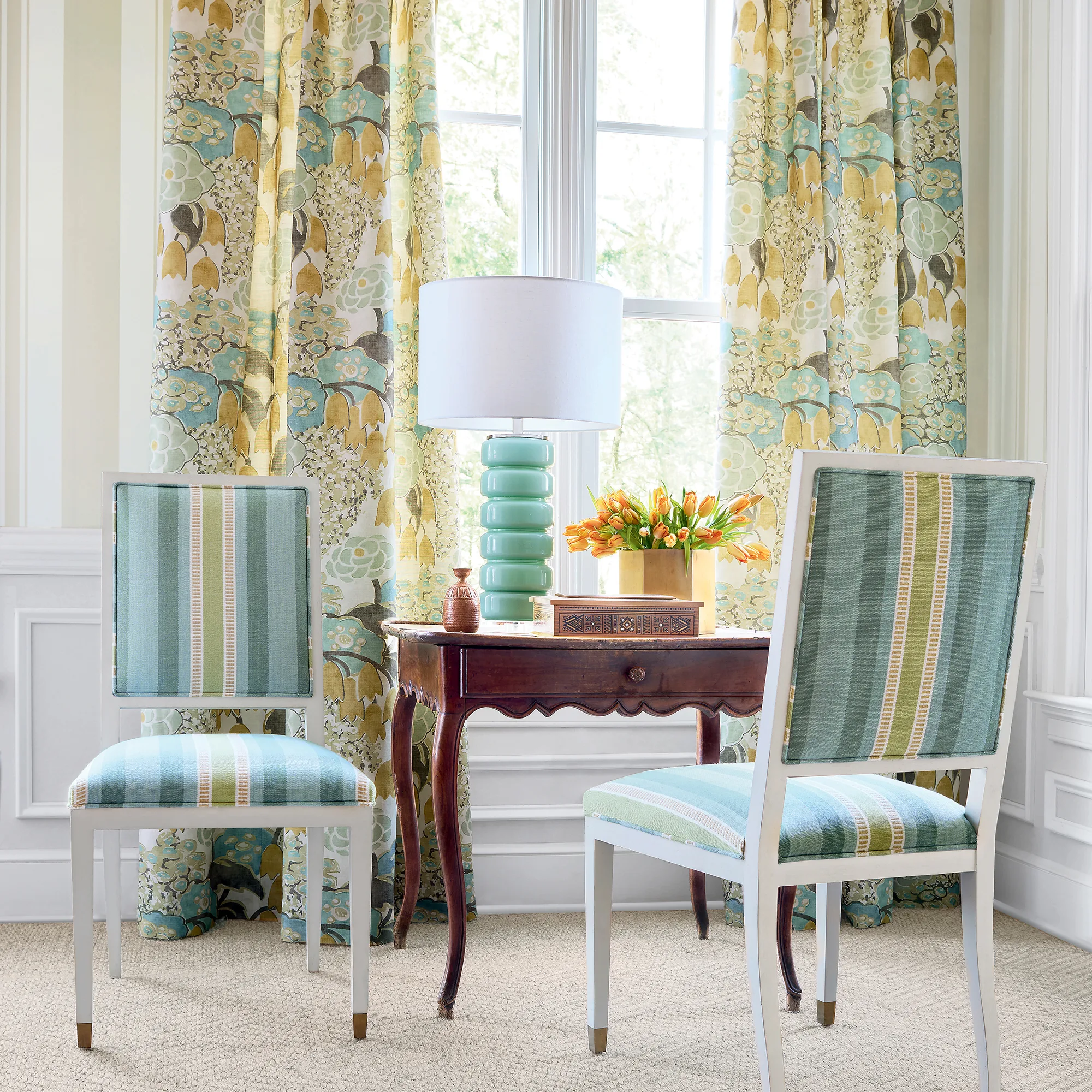 Anna French Laura in Sage and Gold (AF23102)