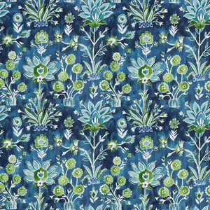 Thibaut Lilia Print in Navy (F711115)