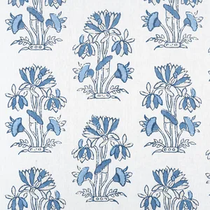 Thibaut Lily Flower in Blue and White (F913204)