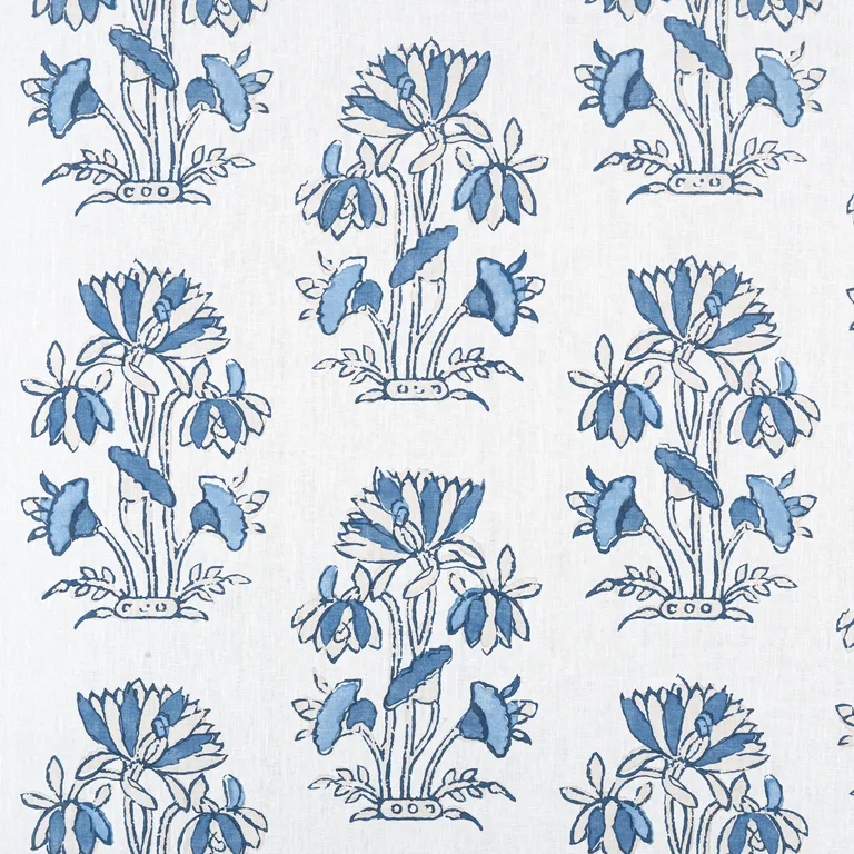 Thibaut Lily Flower in Blue and White (F913204)