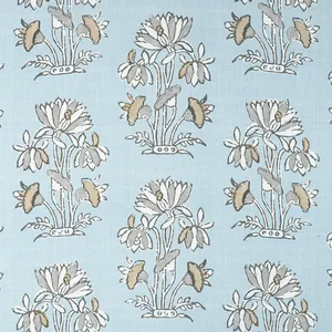 Thibaut Lily Flower in Spa Blue (F913201)