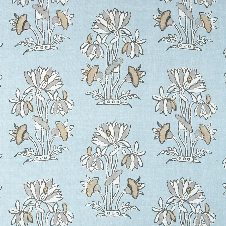 Thibaut Lily Flower in Spa Blue (F913201)