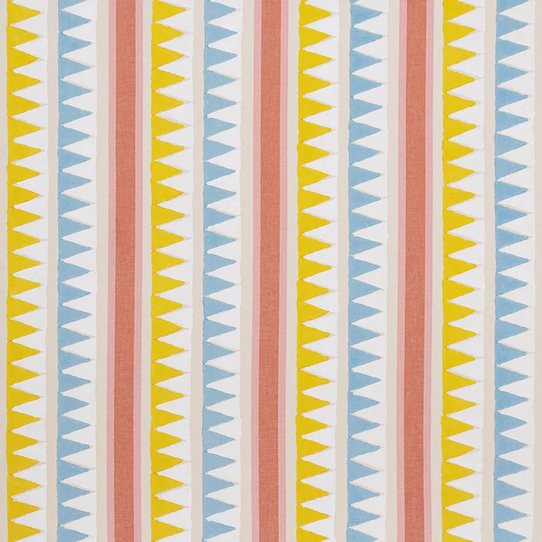 Thibaut Lomita Stripe in Coral and Yellow (F916234)