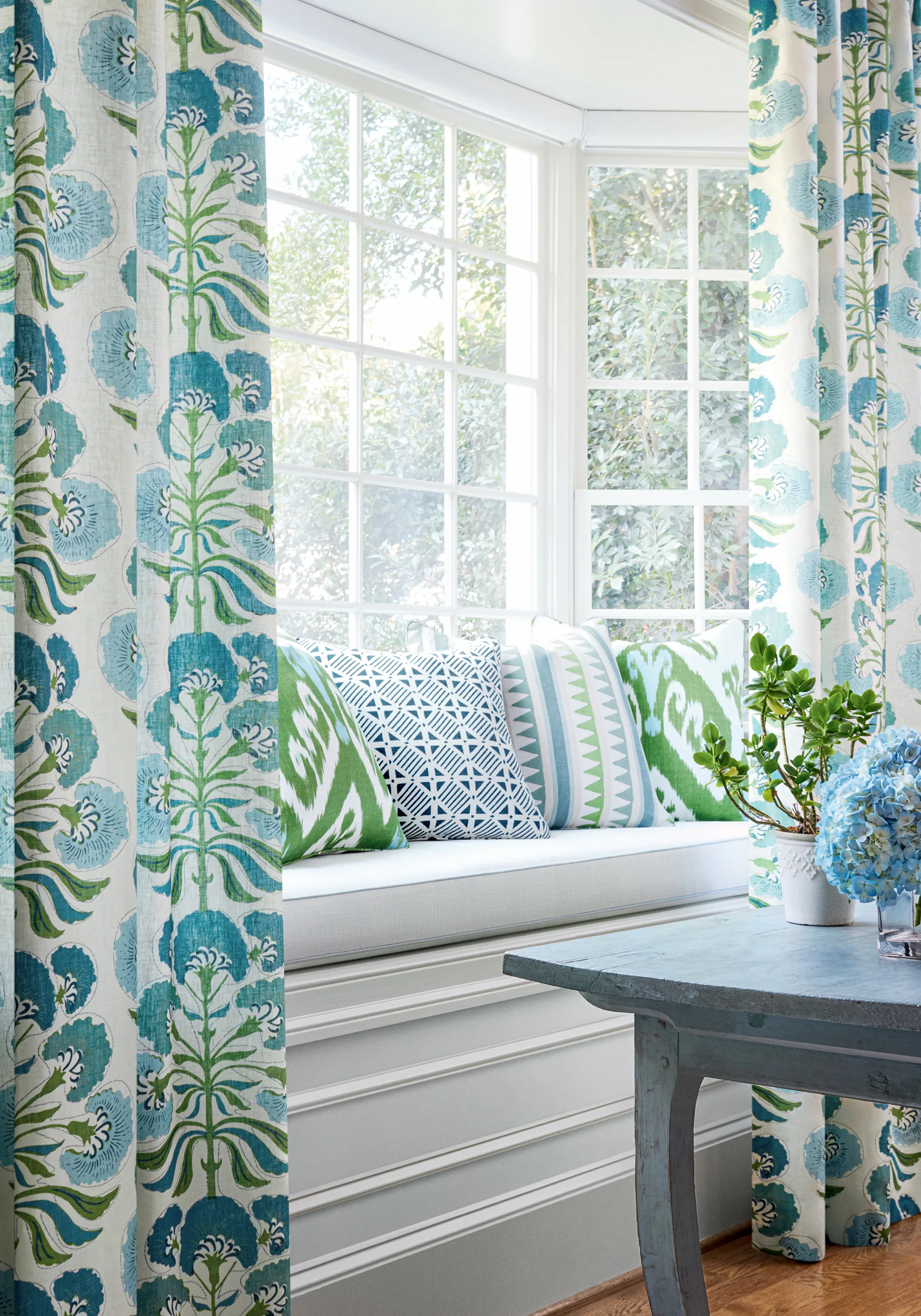 Thibaut Lomita Stripe in Green and Blue (F916236)