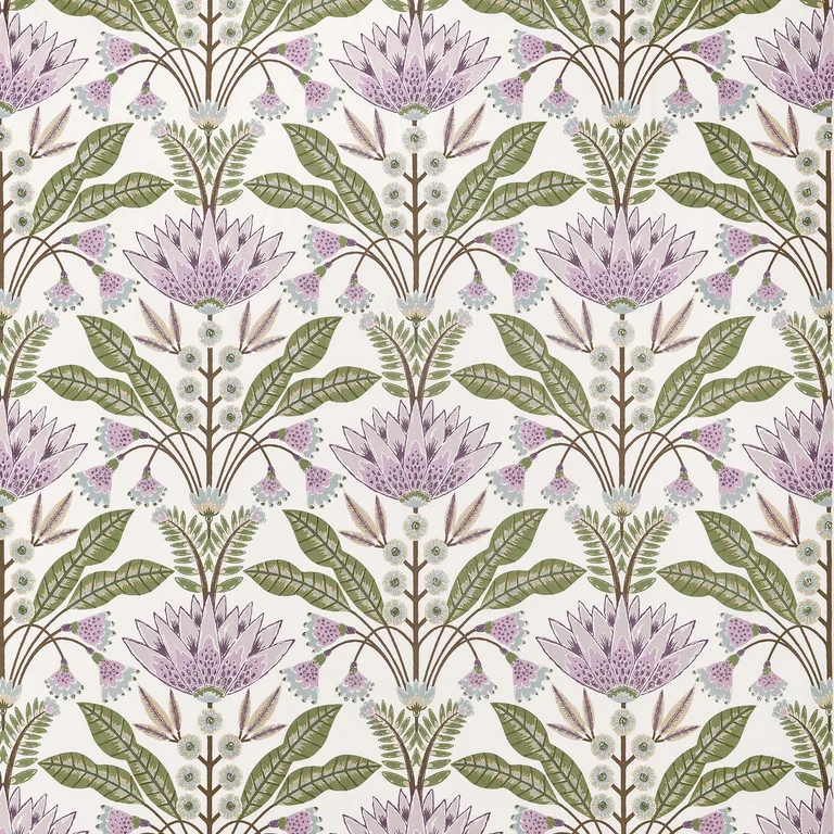 Thibaut Lotus in Lilac and Green (F914608)