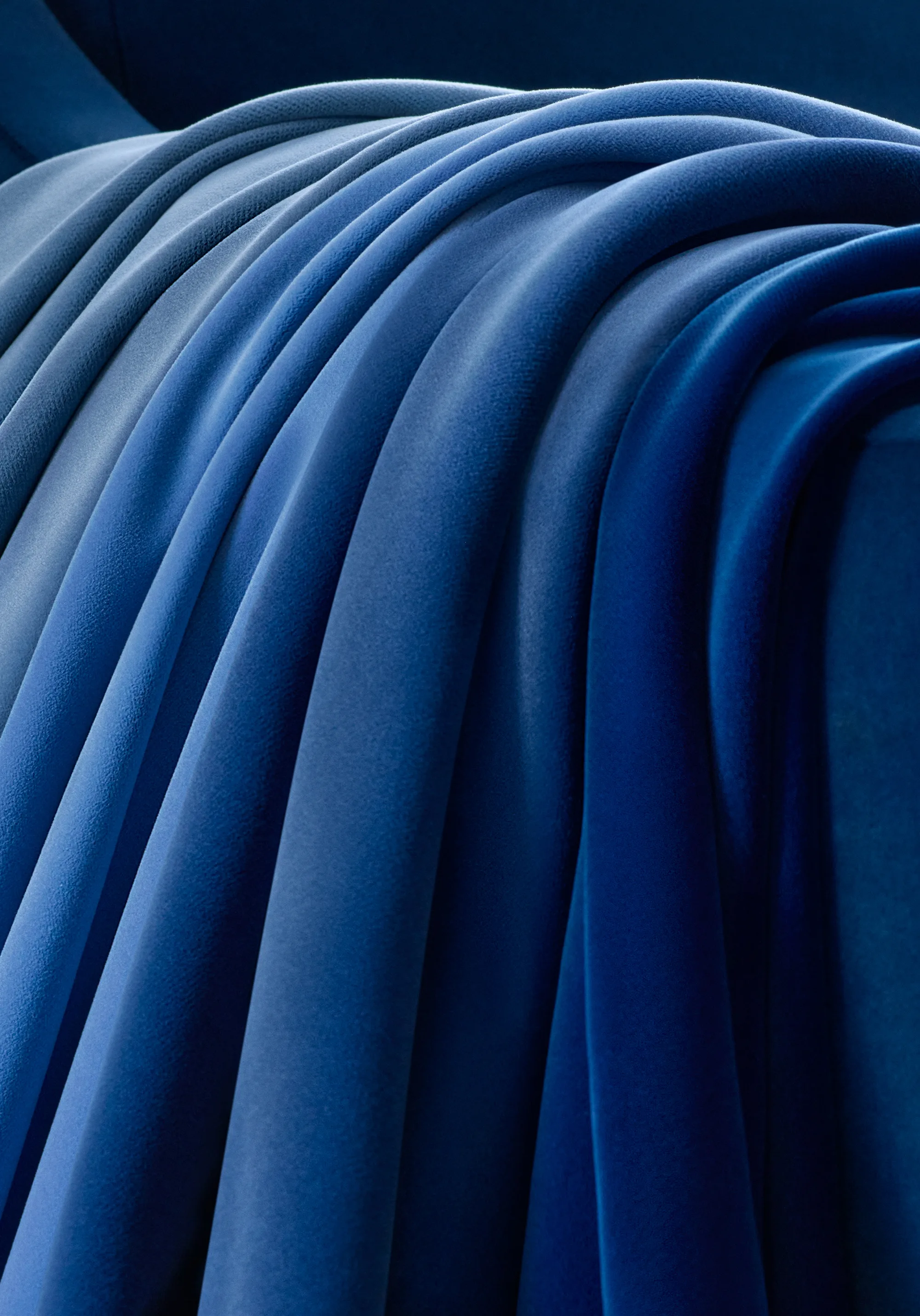 Thibaut Lyra Velvet in Navy (W8914)