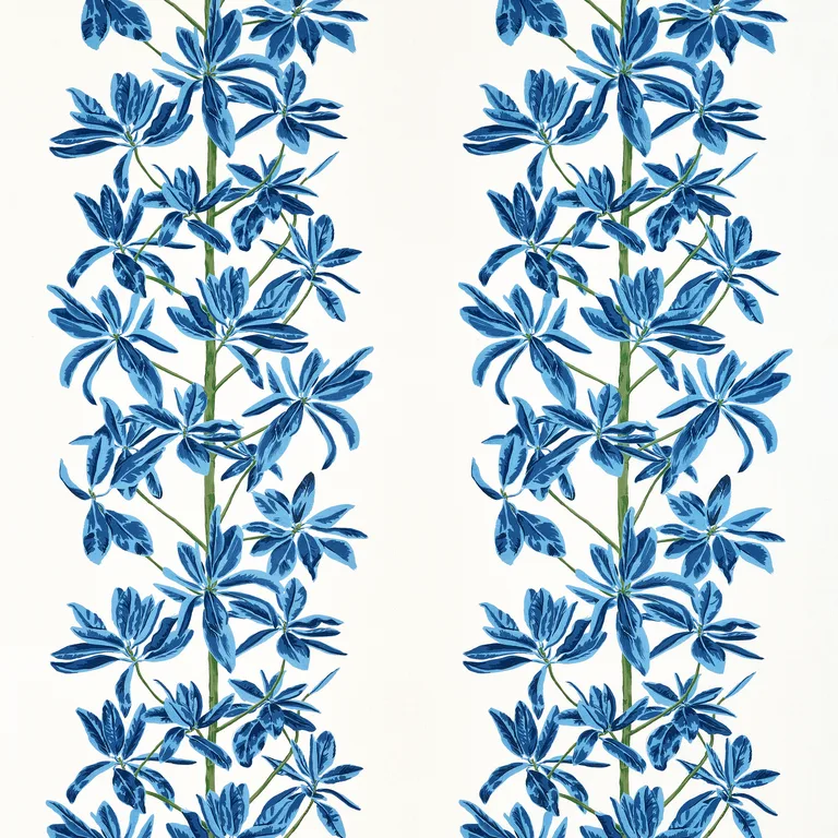 Thibaut Mangrove Tree in Blue and White (F945032)