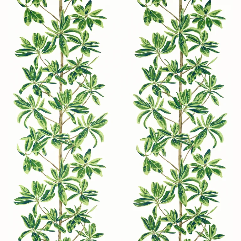 Thibaut Mangrove Tree in Green and White (F945035)