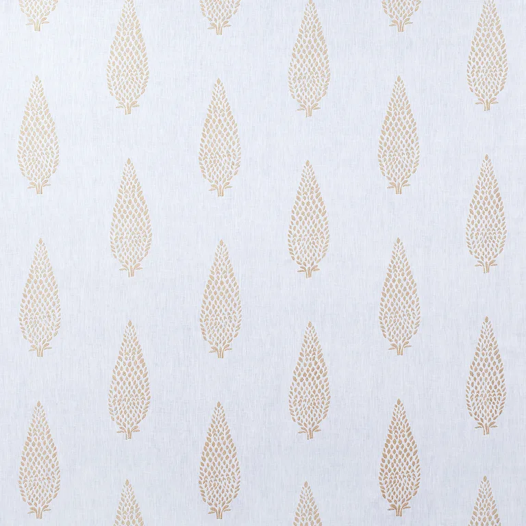 Anna French Manor Embroidery in Gold on White (AW73009)