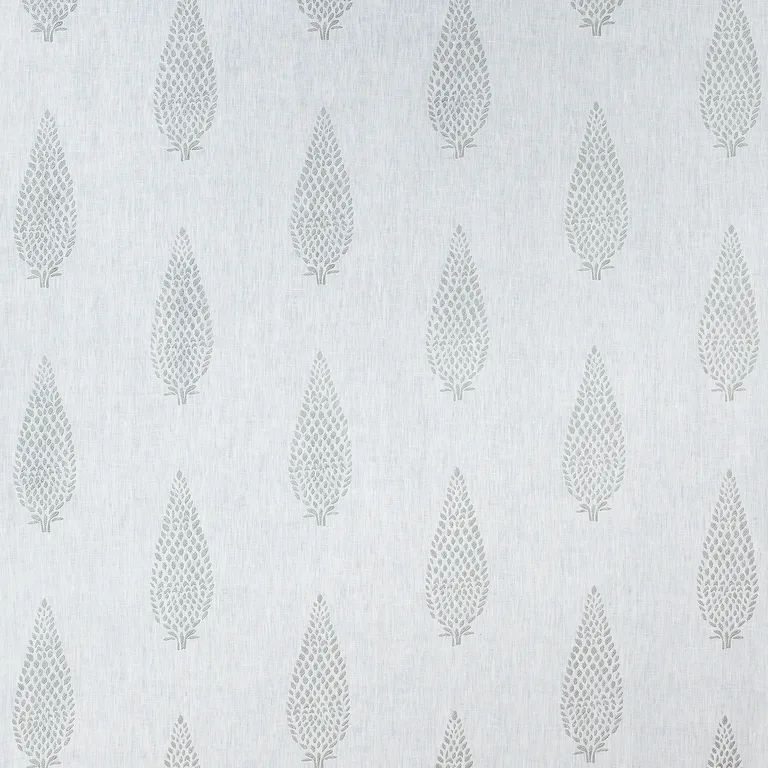 Anna French Manor Embroidery in Grey on Off White (AW73006)