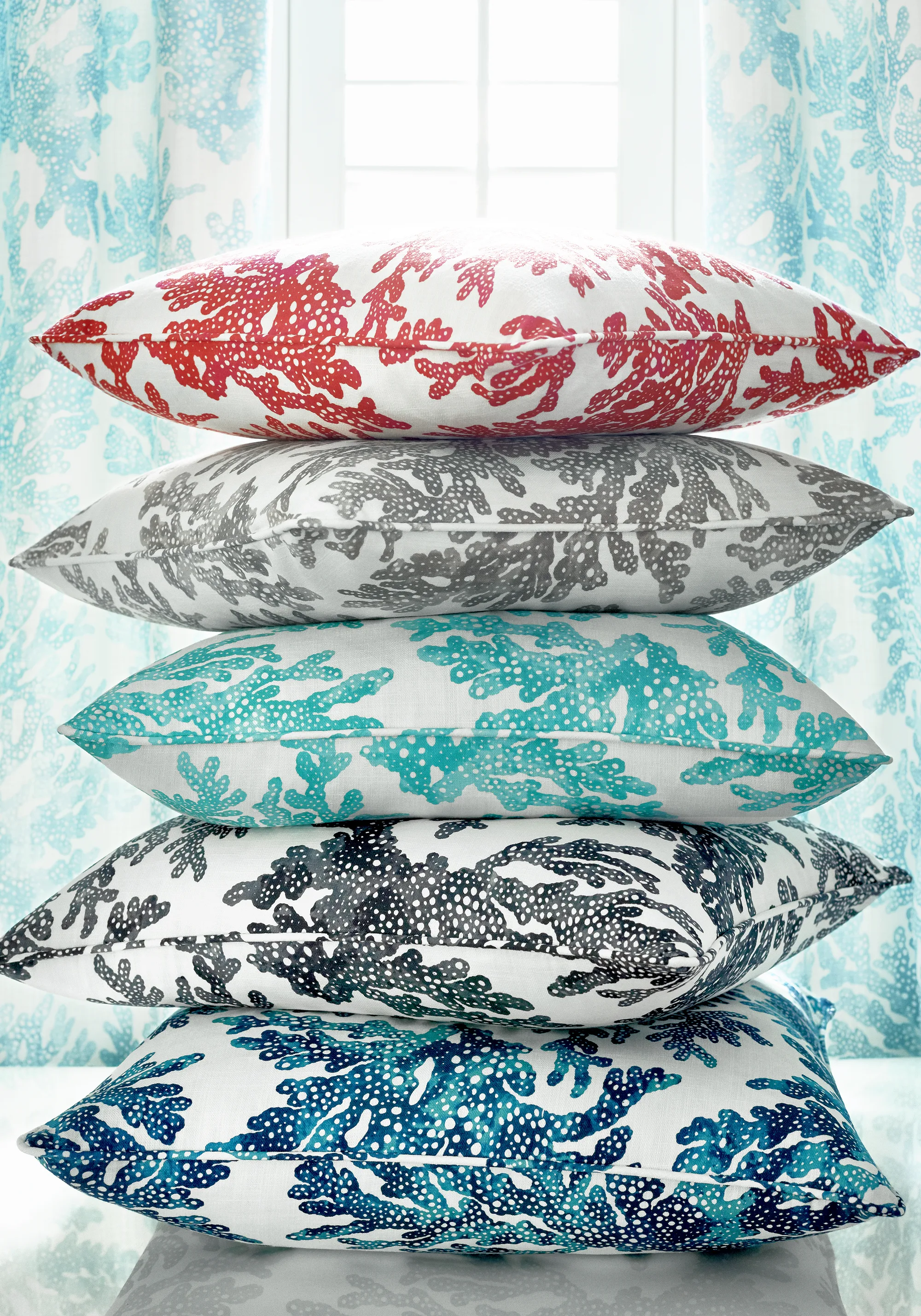 Thibaut Marine Coral in Black (F910123)