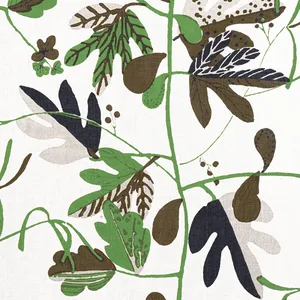 Thibaut Matisse Leaf in Black and Green (F916208)