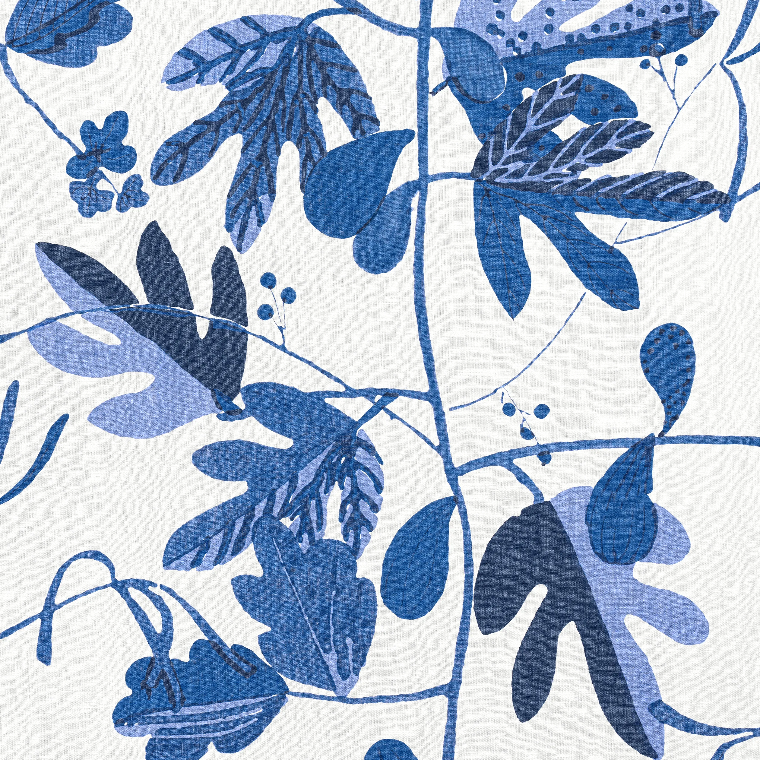 F916211 | Matisse Leaf – Blue and White