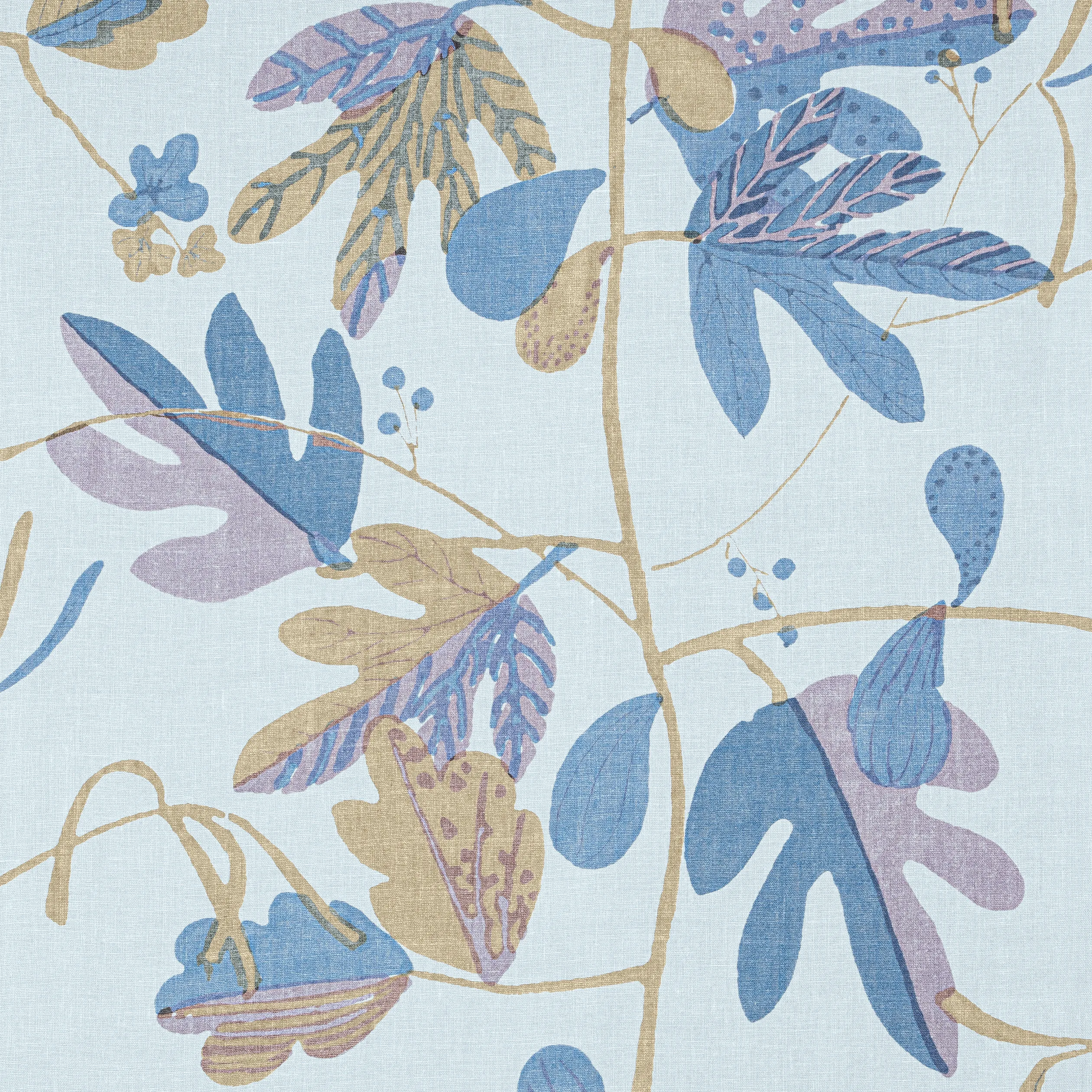 F916210 | Matisse Leaf – Lavender and Blue