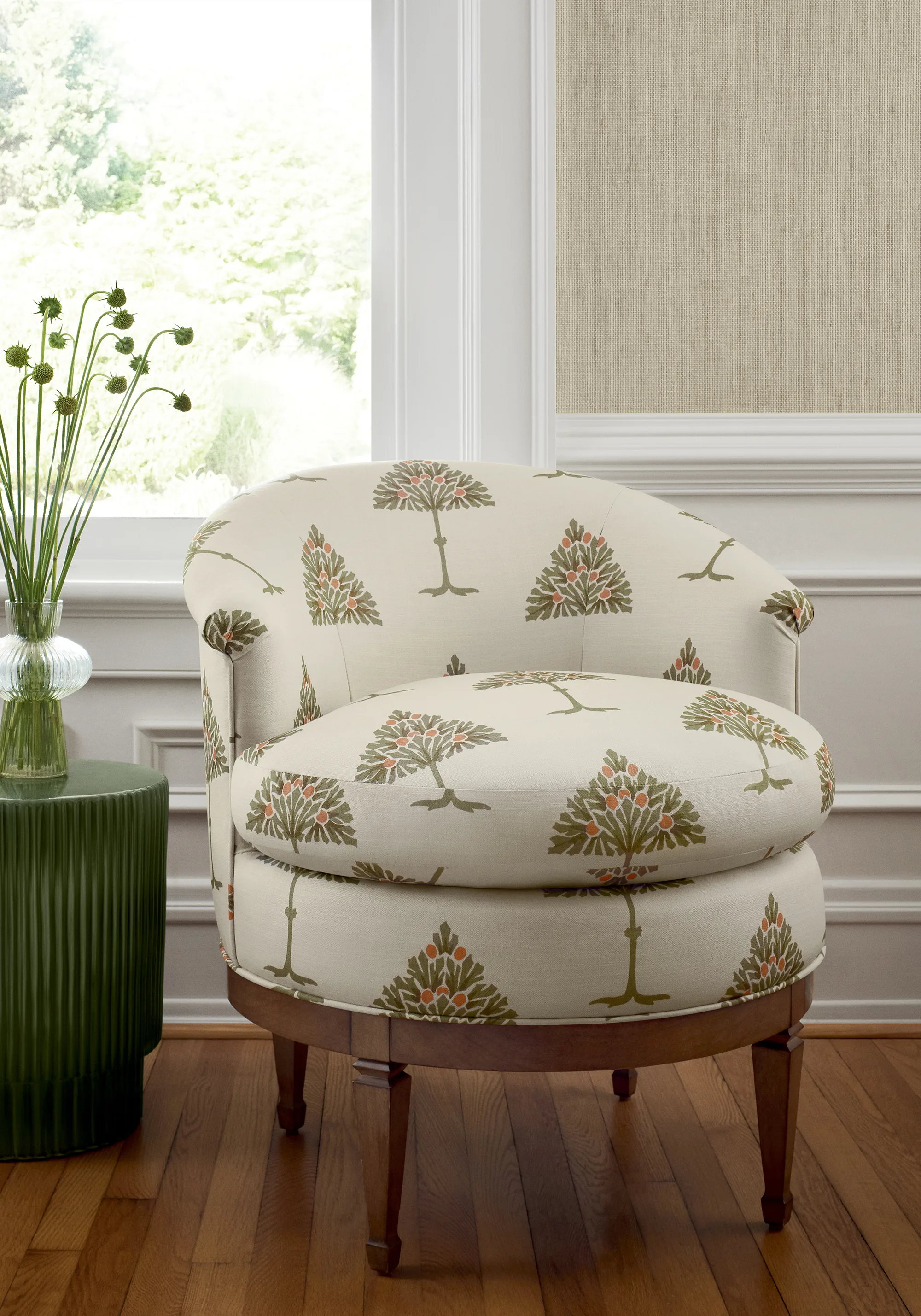 Thibaut May Tree in Sage and Apricot (F914614)