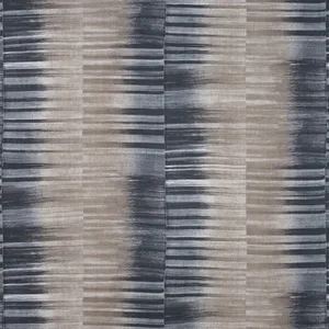 Thibaut Mekong Stripe in Charcoal and Taupe (F910089)