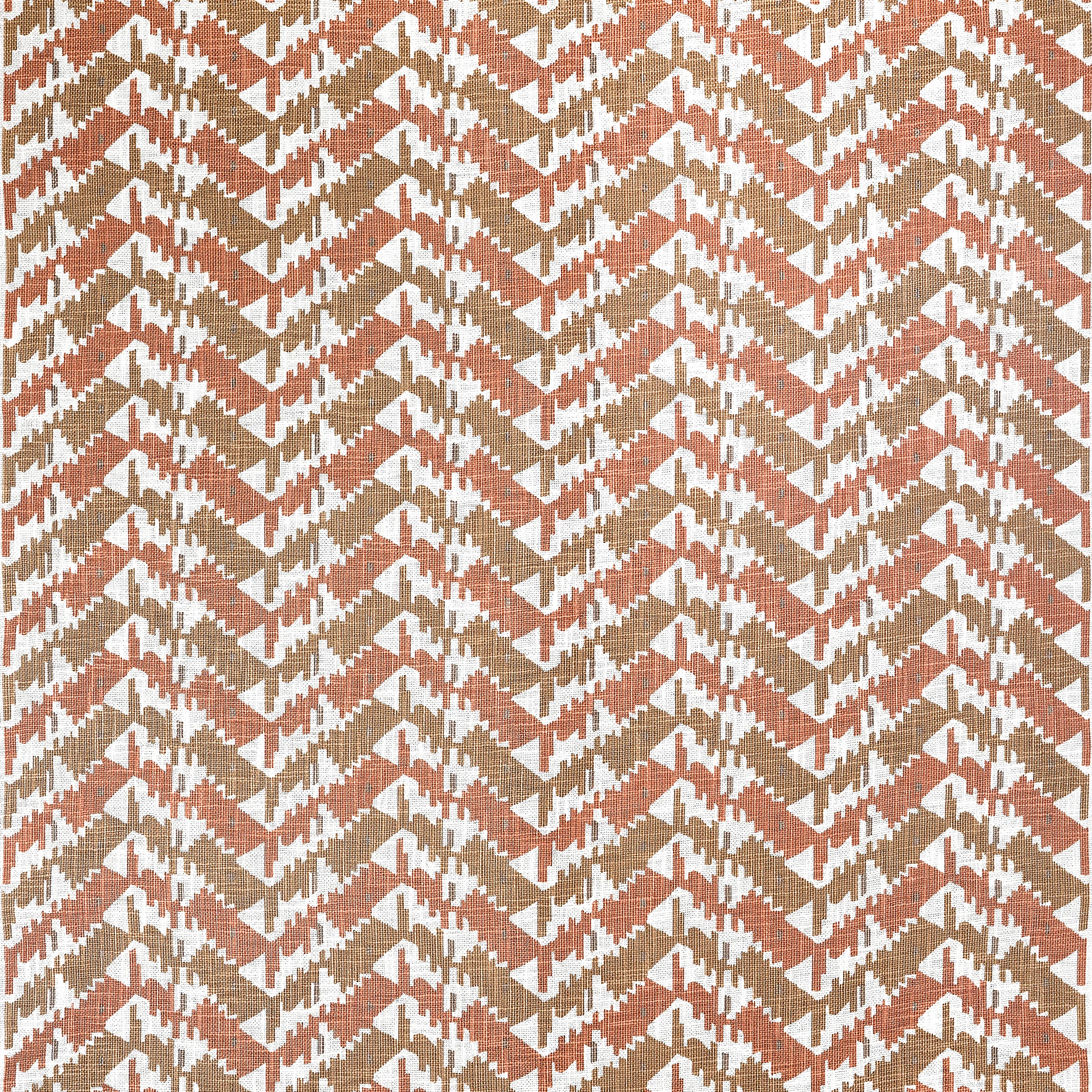 F945006 | Melrose Check – Apricot and Ginger