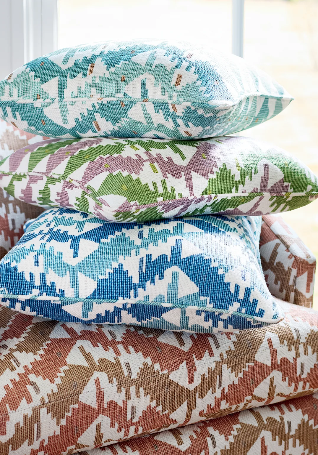 Thibaut Melrose Check in Seaglass (F945007)