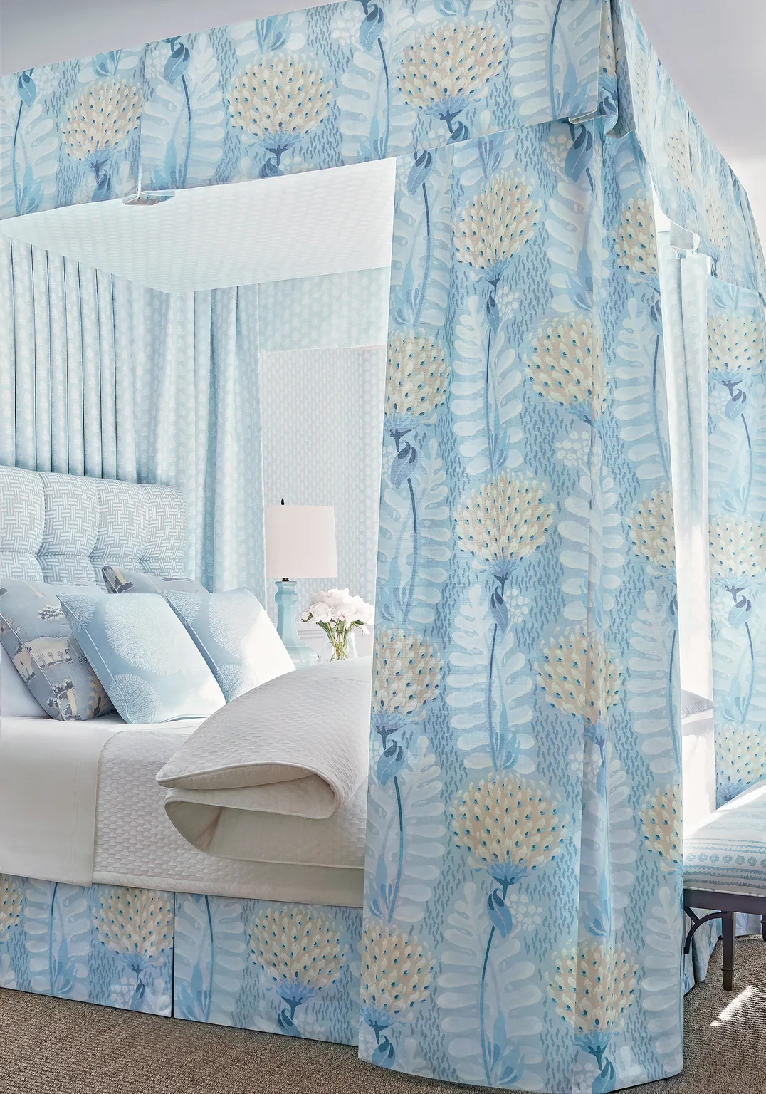 Thibaut Mulberry Tree in Spa Blue (F910600)