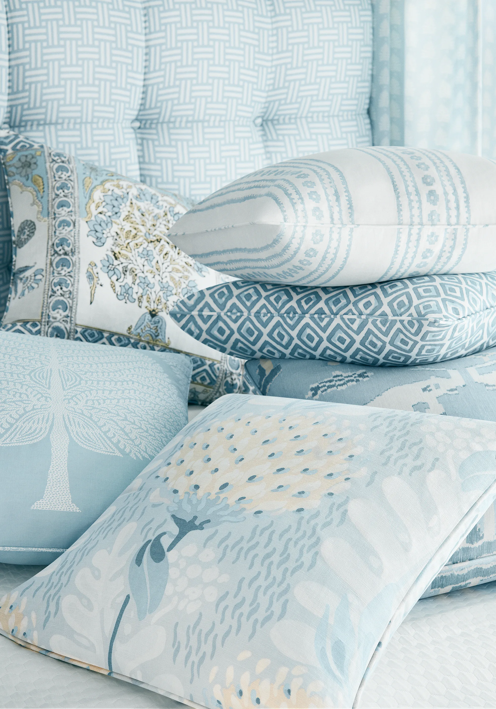 Thibaut Mulberry Tree in Spa Blue (F910600)