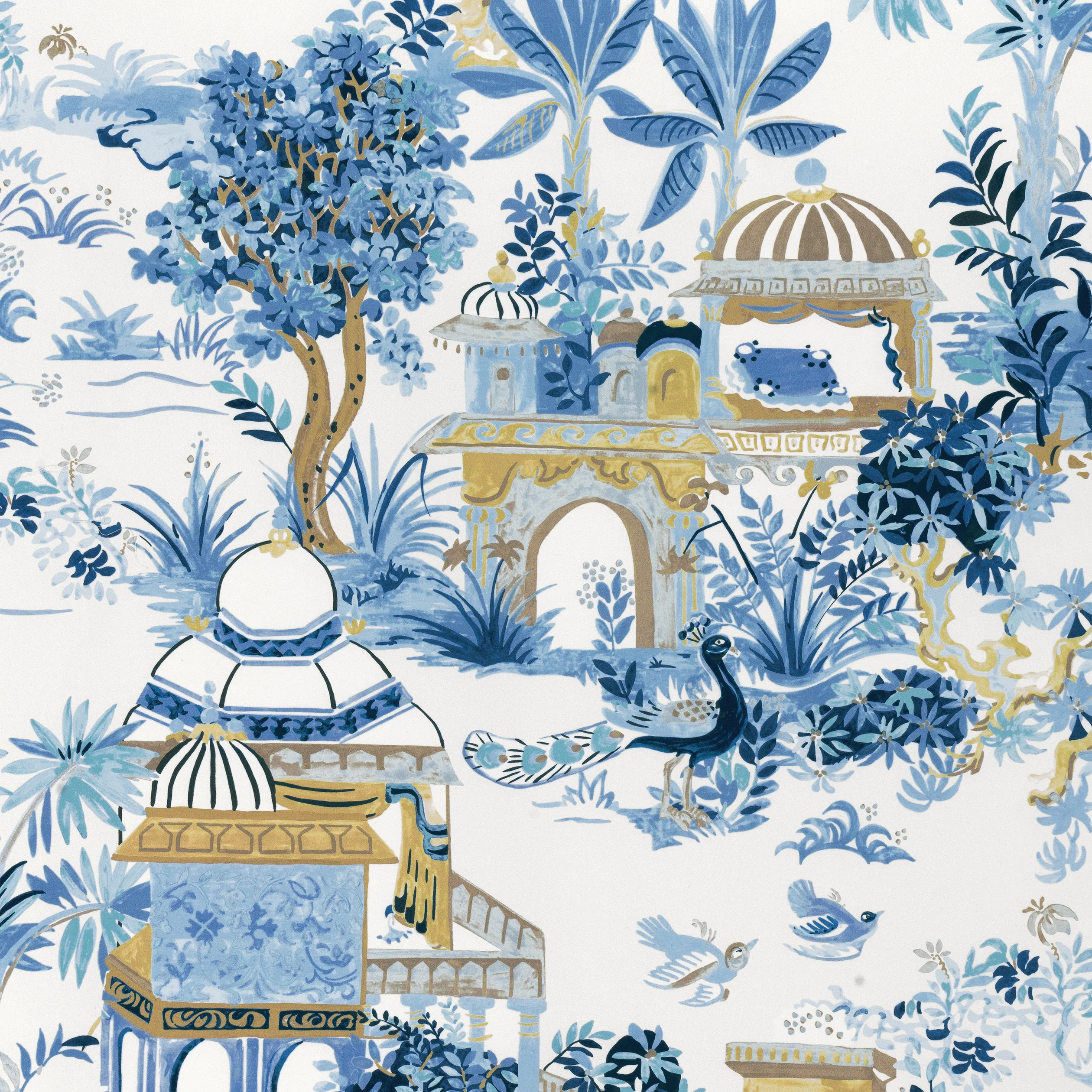 F920821 | Mystic Garden – Blue and White