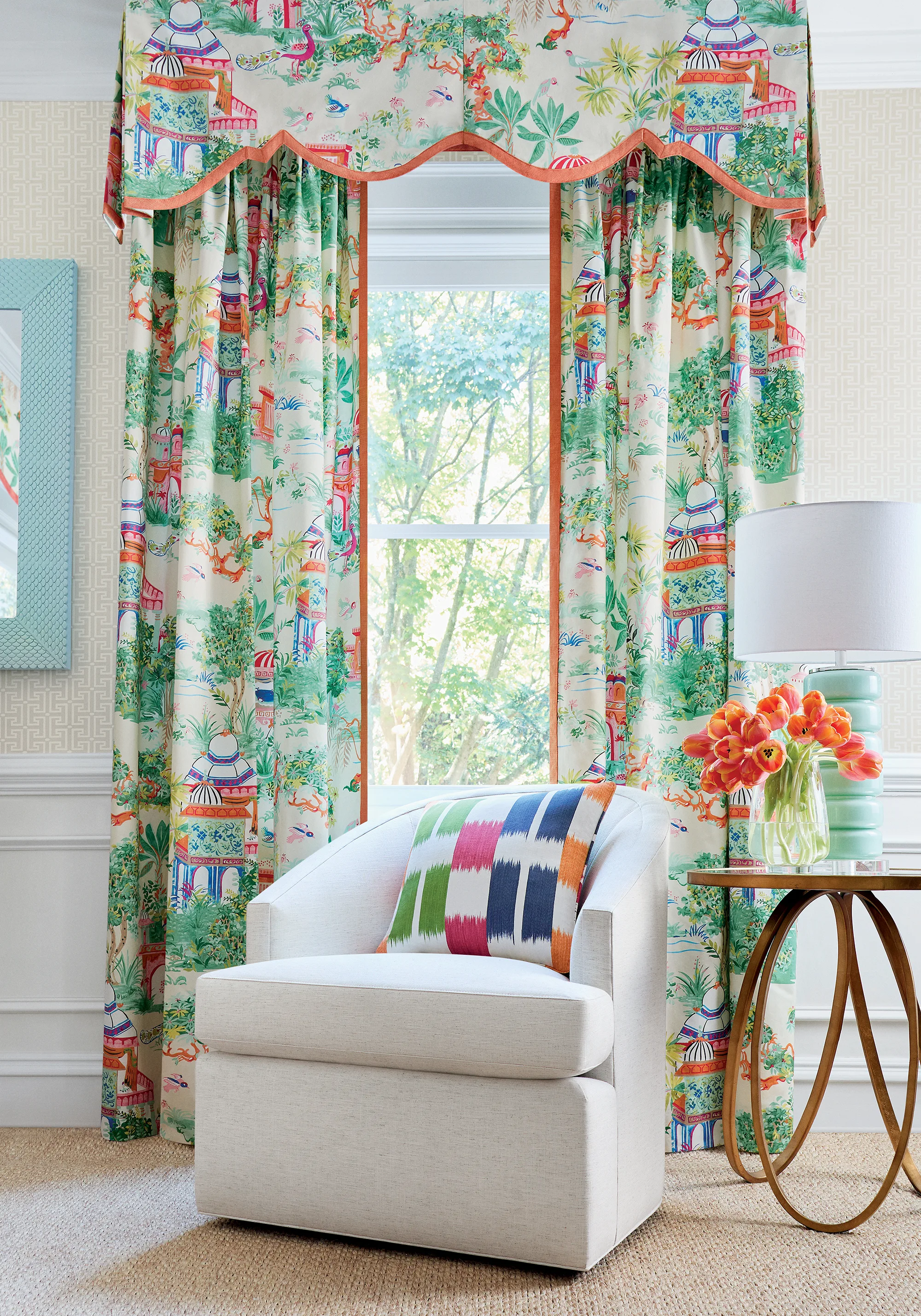 Thibaut Mystic Garden in Cream (F920824)