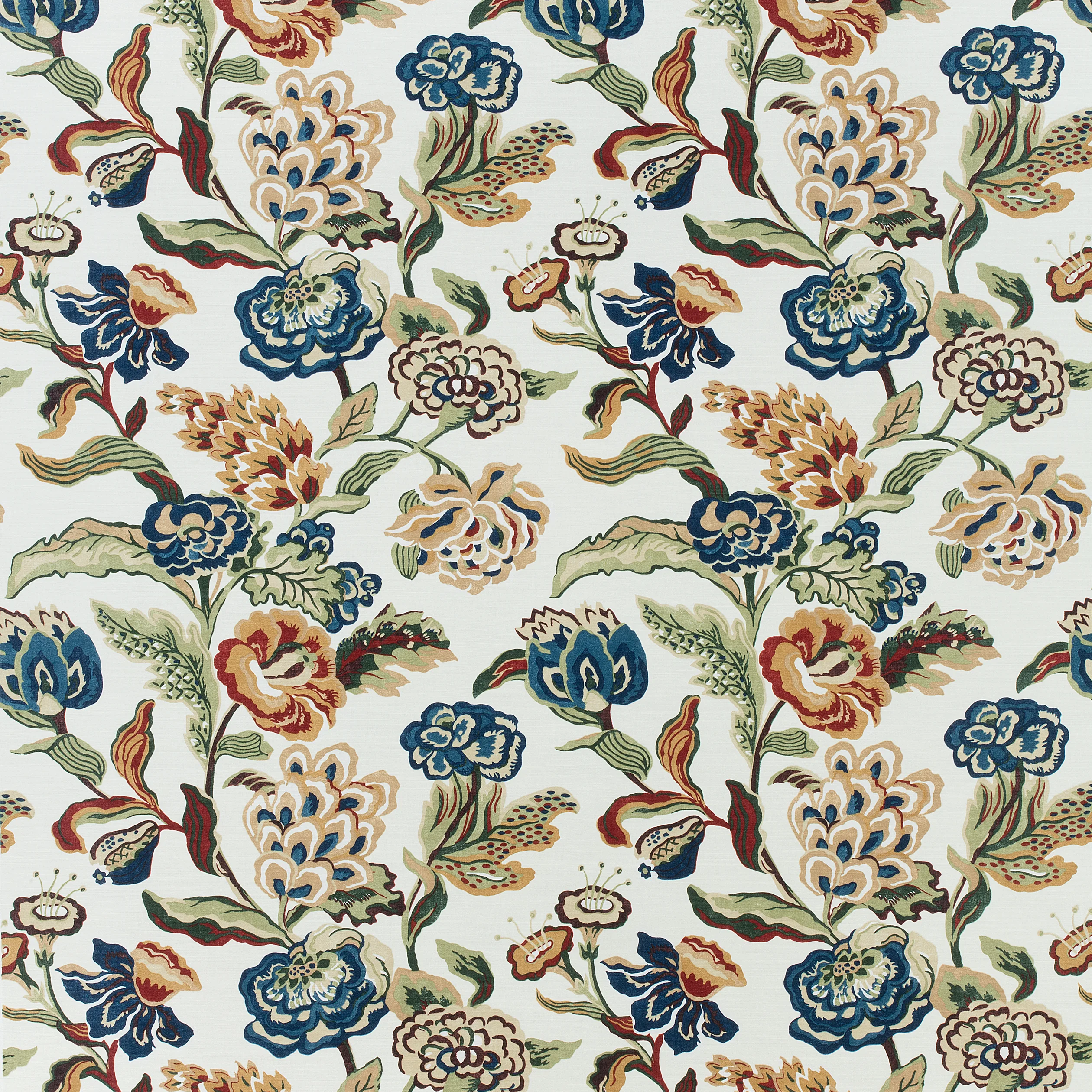 Thibaut Navesink in Cream on Navy (F985033)