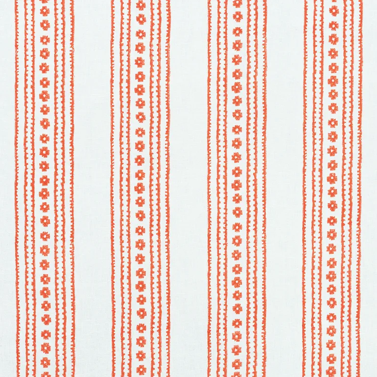 Thibaut New Haven Stripe in Coral (F910606)