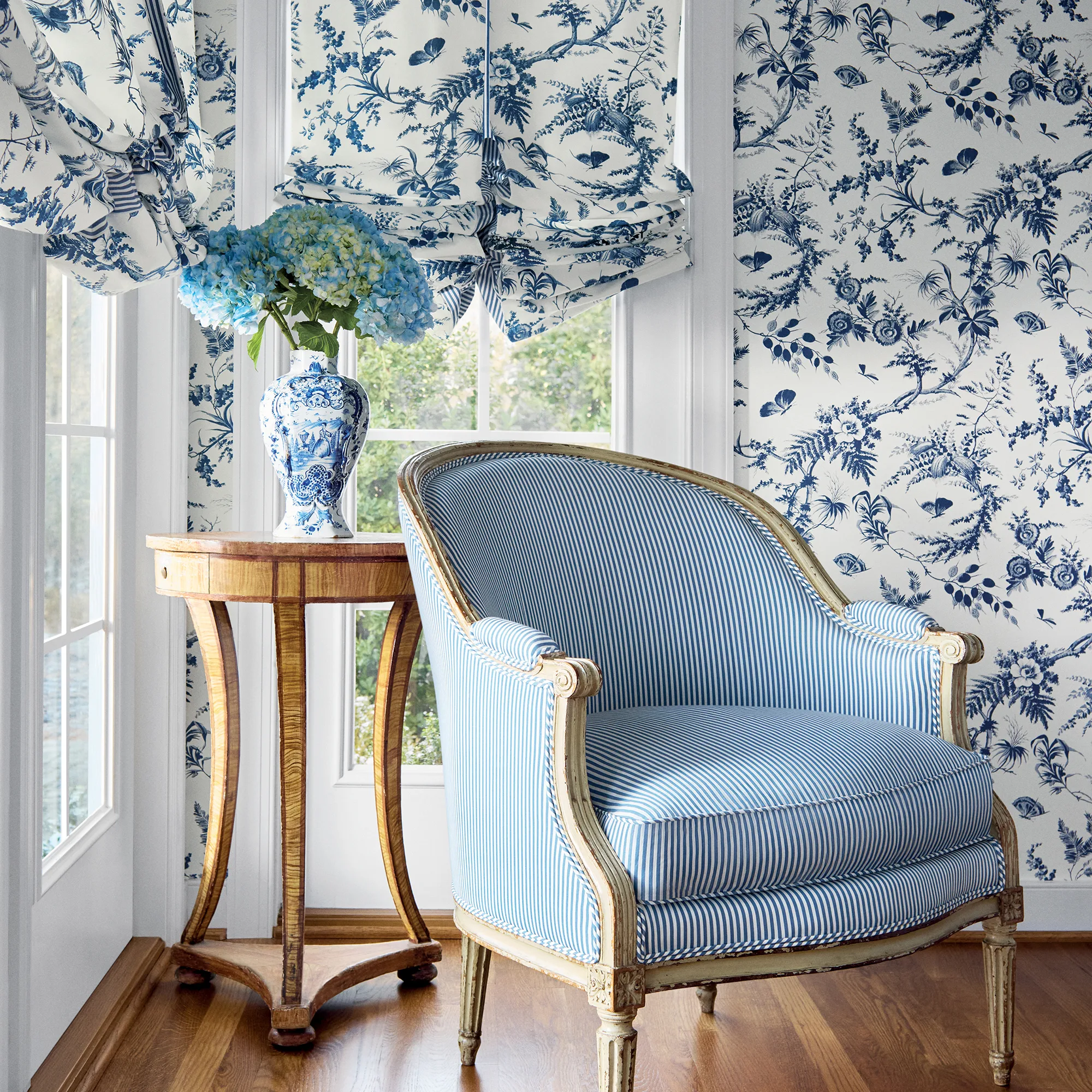 Anna French Newlands Toile in Blue (AF57837)