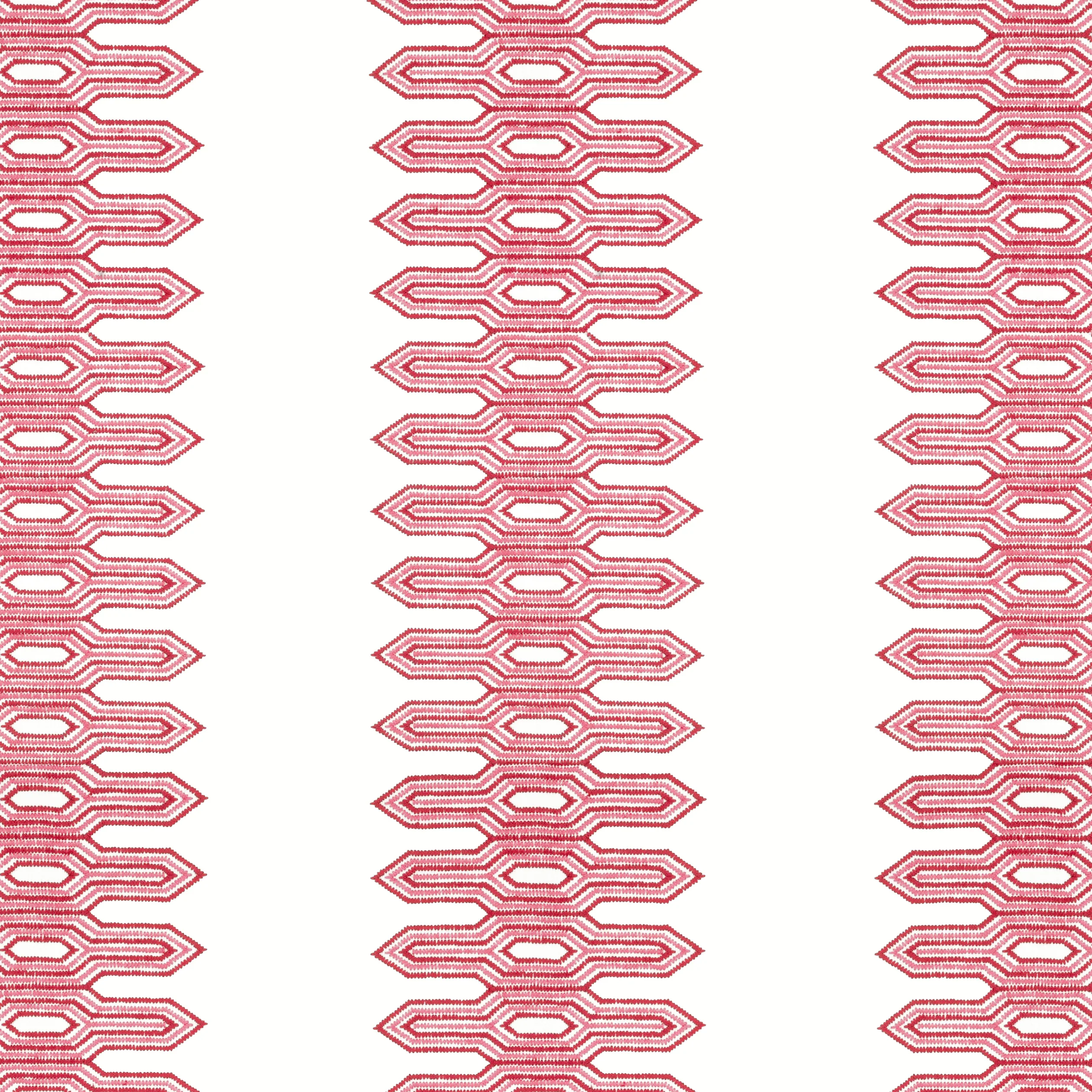 Thibaut Nola Stripe Embroidery in Pink (W720812)
