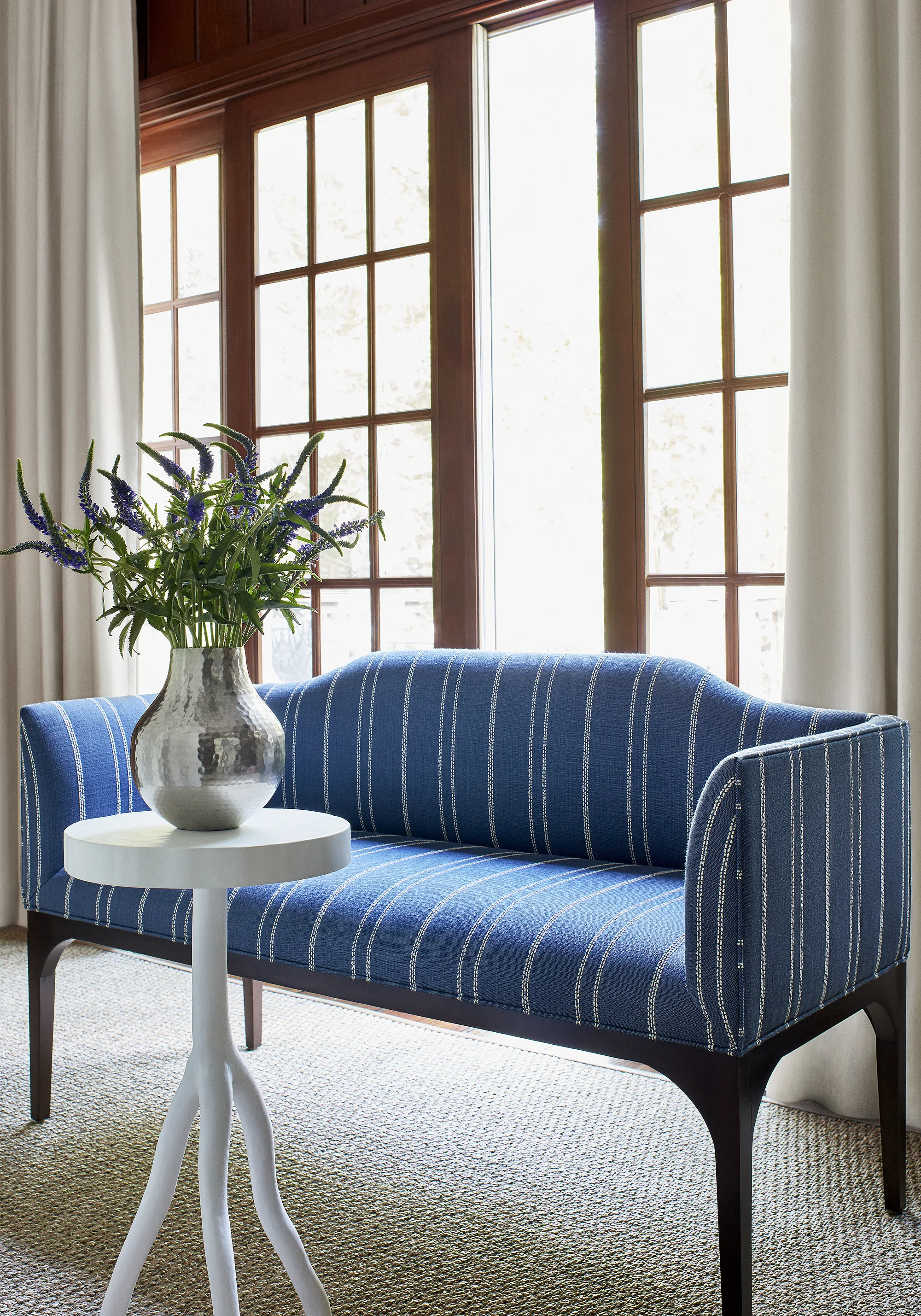 Thibaut Nolan Stripe in Blue (W73309)