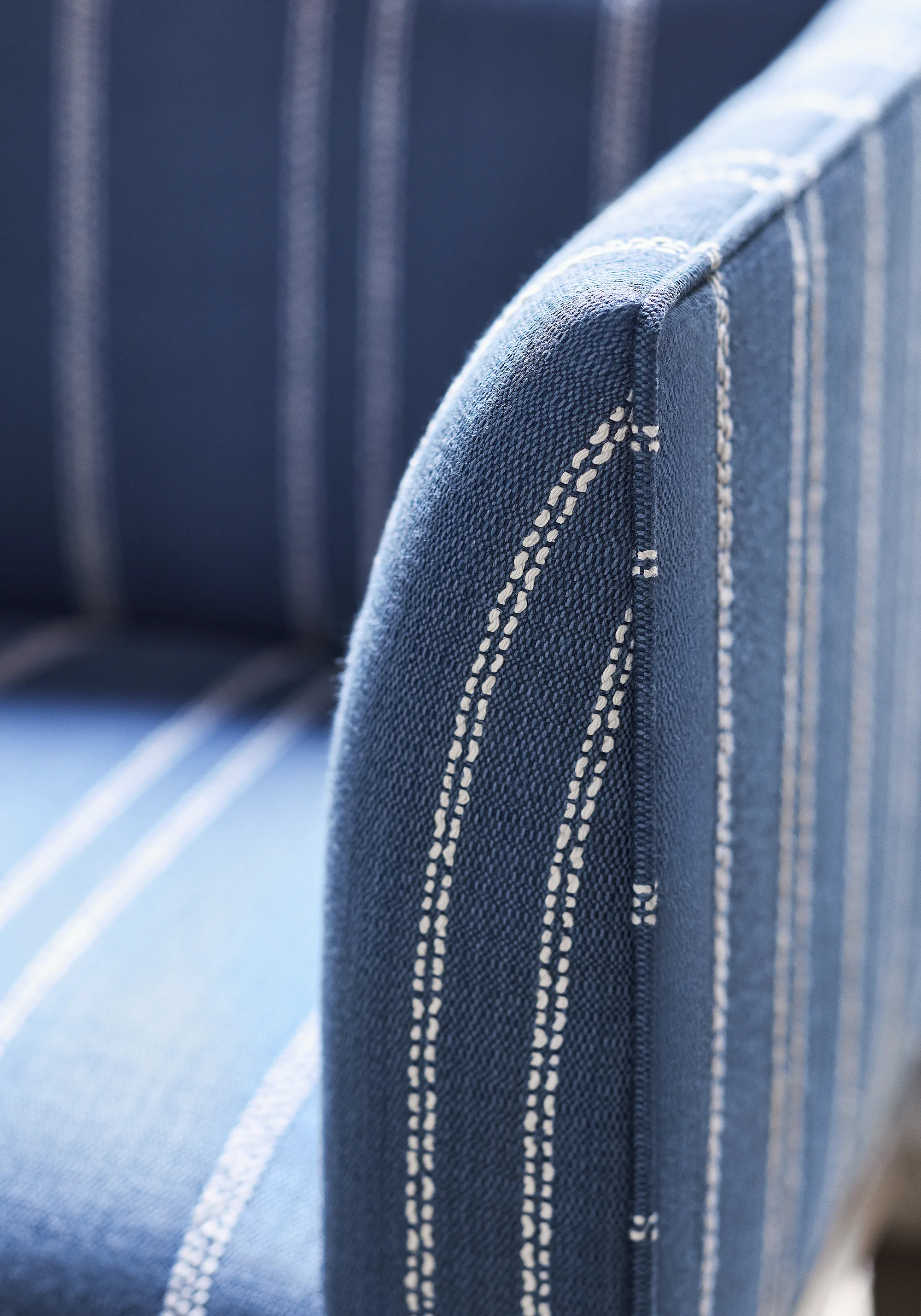 Thibaut Nolan Stripe in Blue (W73309)
