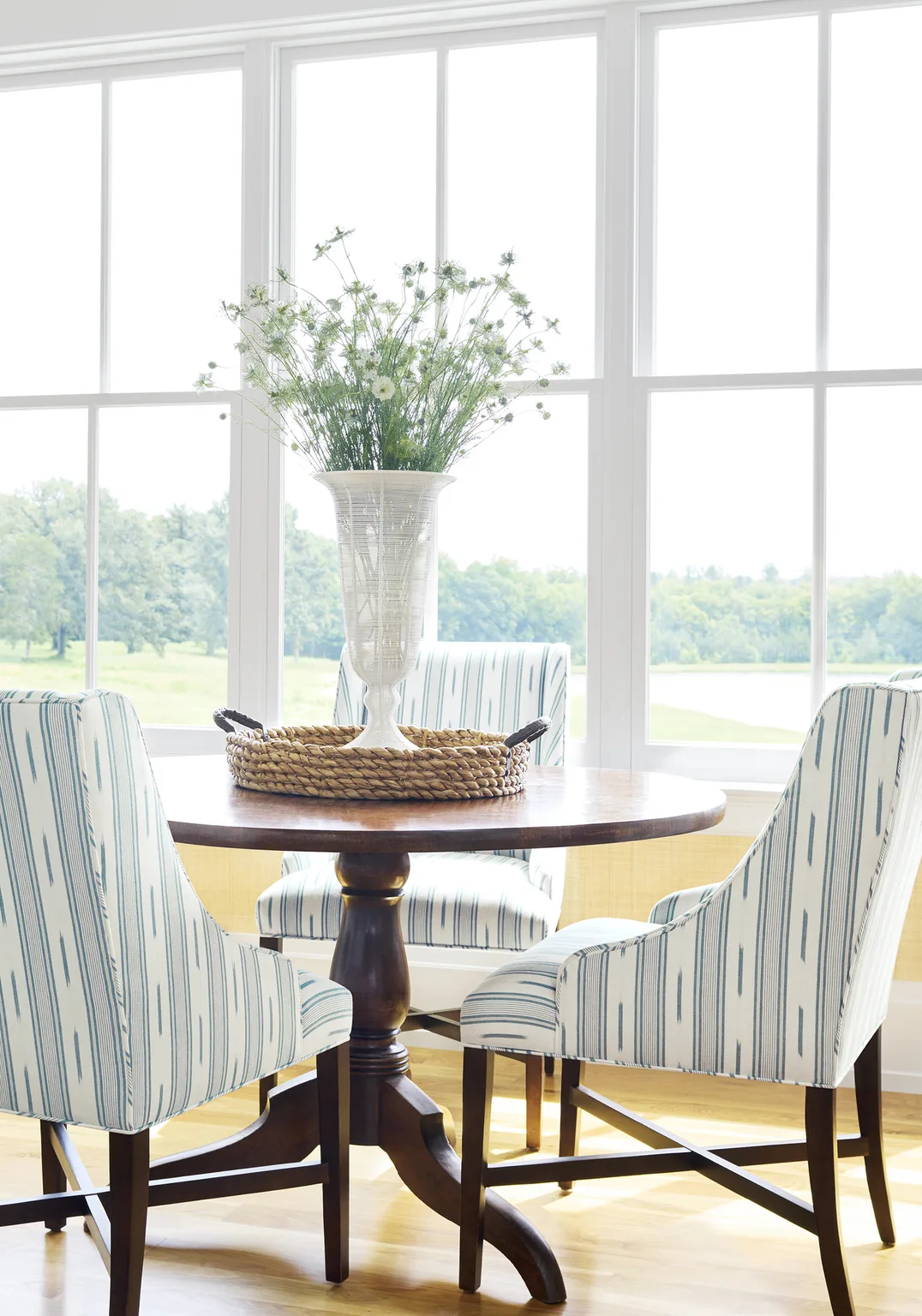 Thibaut Odeshia Stripe in Seaglass (W781305)