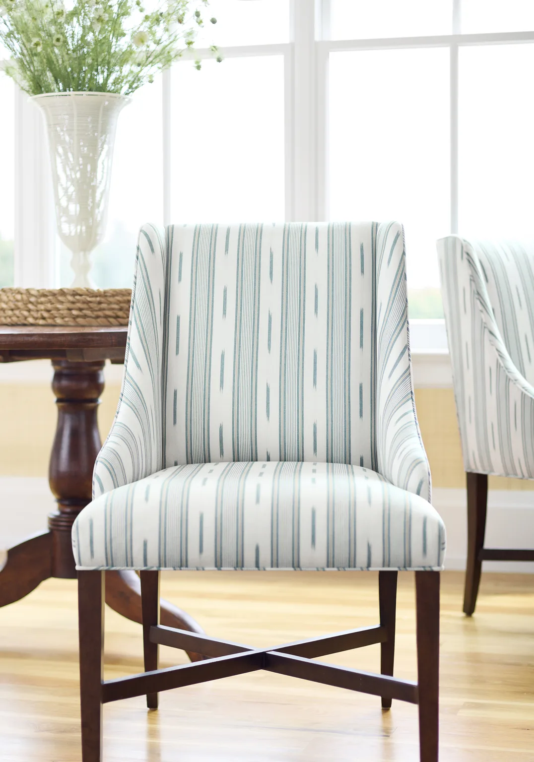 Thibaut Odeshia Stripe in Seaglass (W781305)