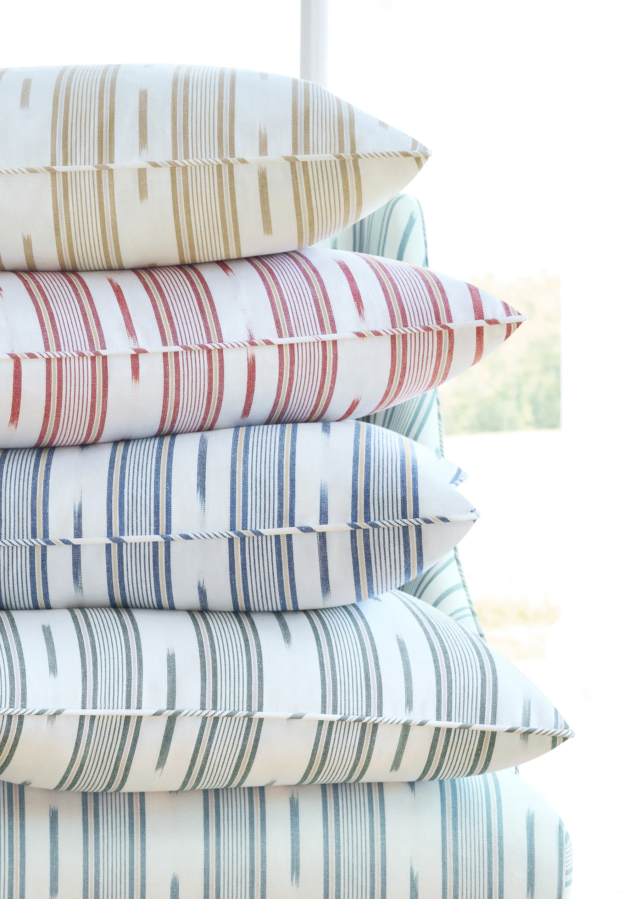 Thibaut Odeshia Stripe in Spruce (W781307)
