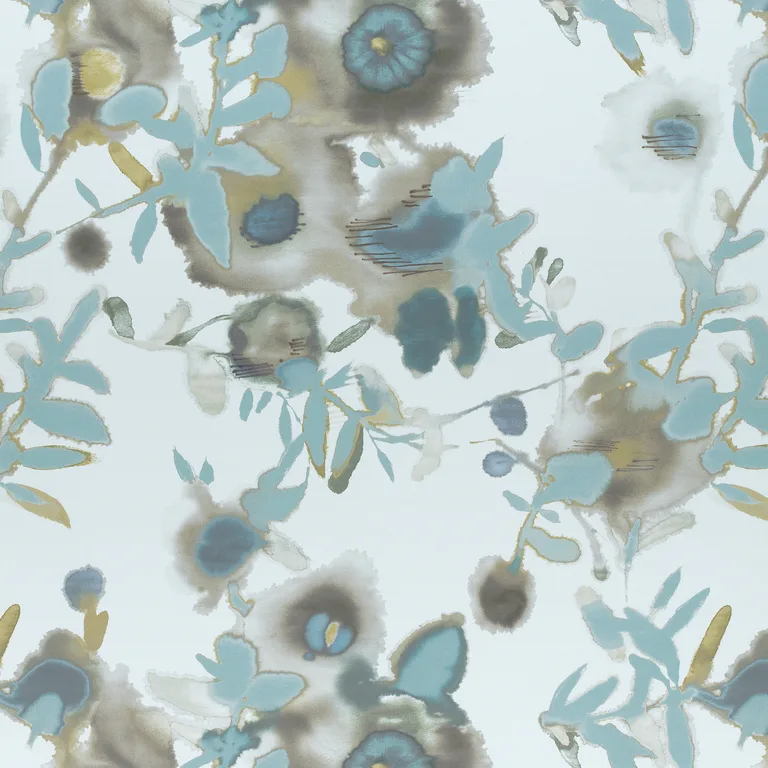 Thibaut Open Spaces in Beige and Teal (F913085)