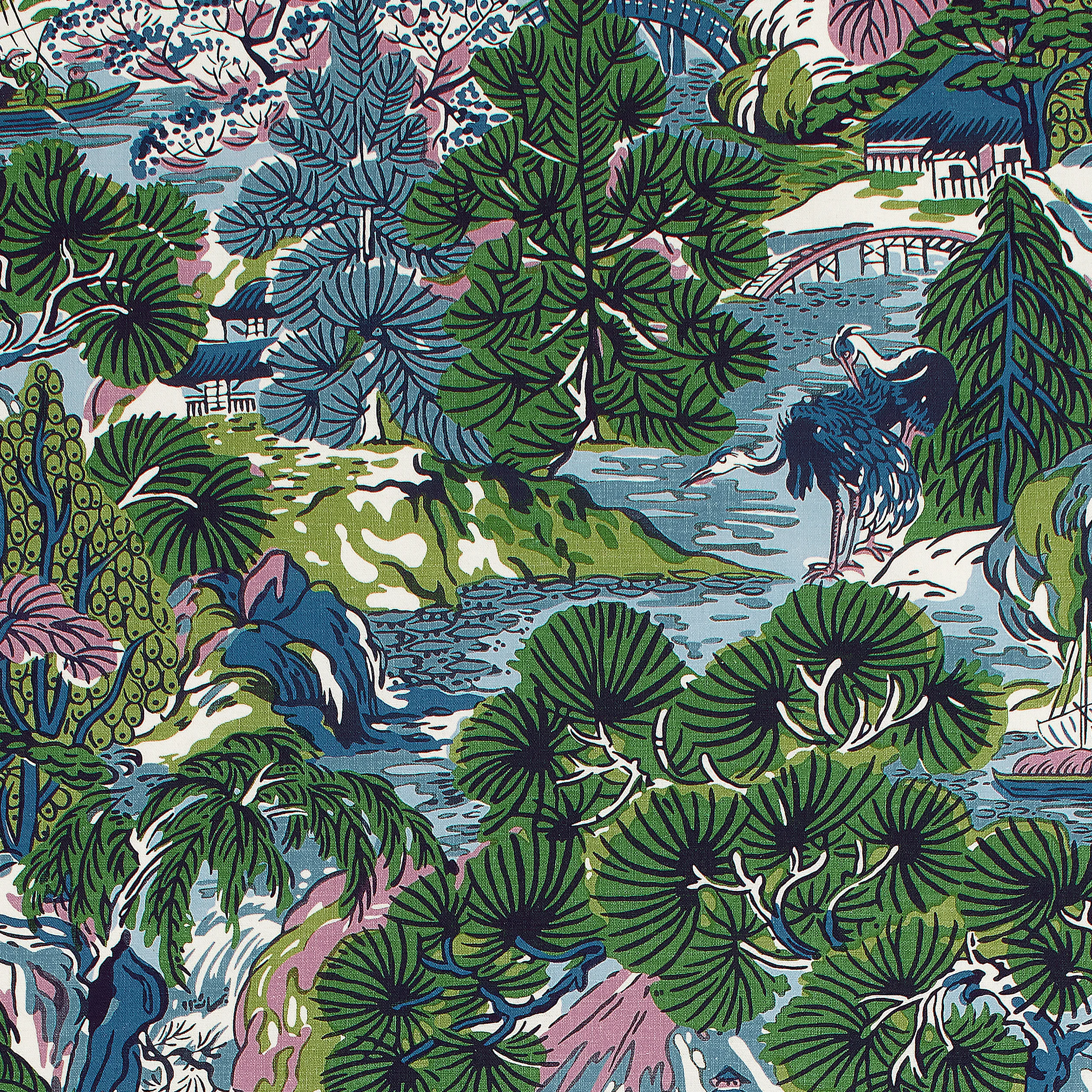 F942024 | Pagoda Trees – Lavender and Blue
