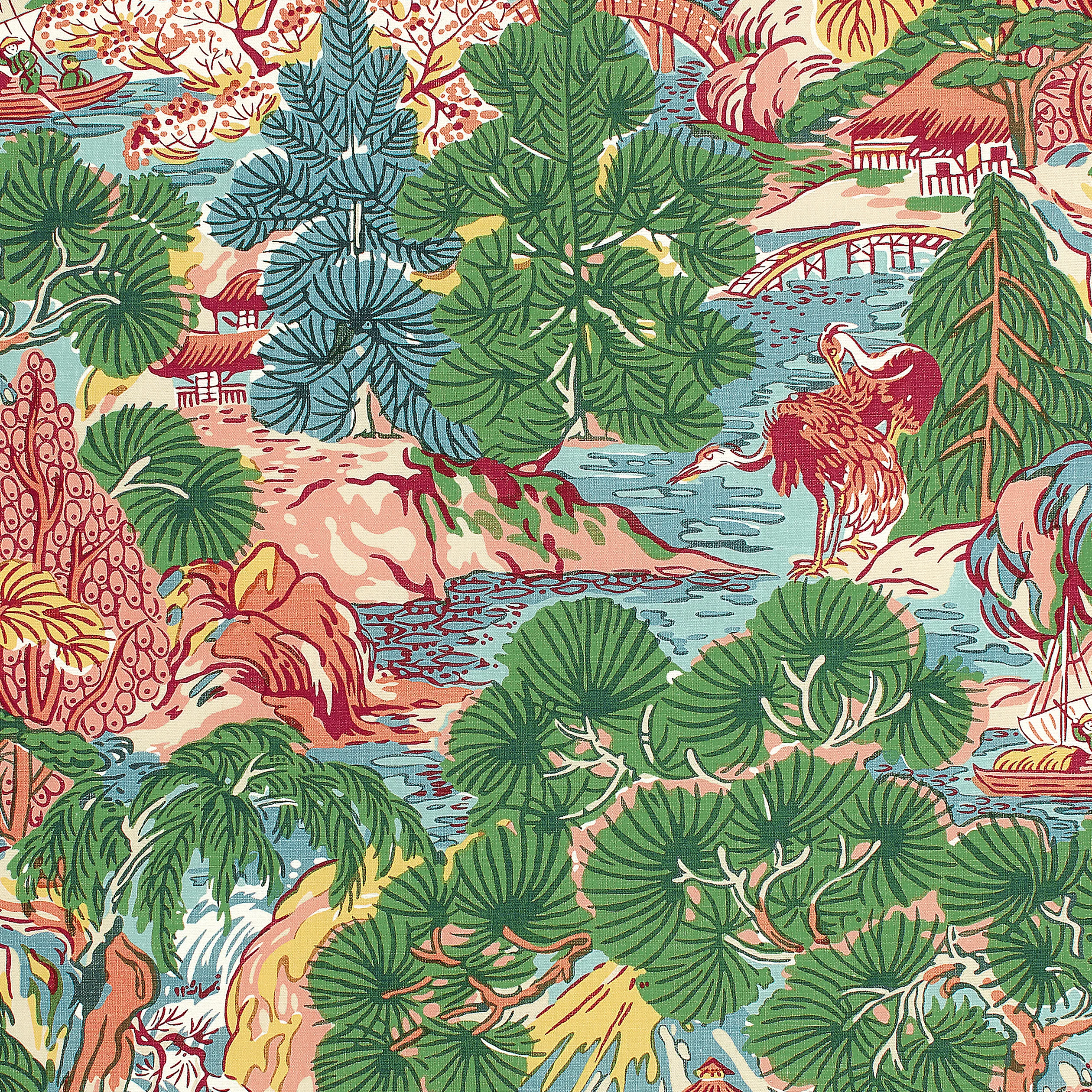 F942026 | Pagoda Trees – Pink and Green