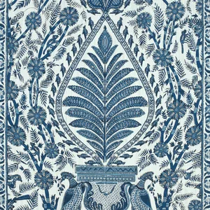 Anna French Palampore in Blue and White (AF78725)