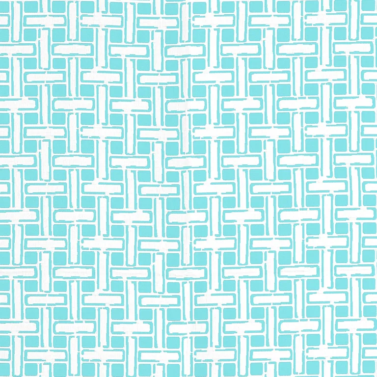Thibaut Panama Matelasse in Aqua (W81641)