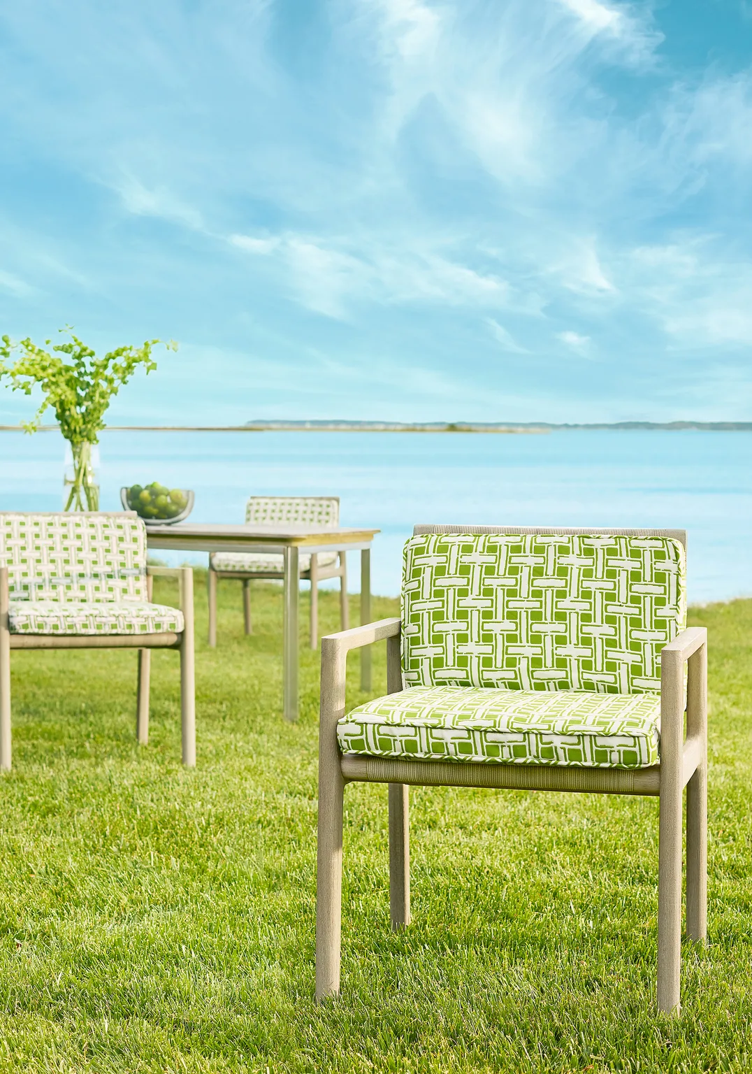 Thibaut Panama Matelasse in Kiwi (W81640)
