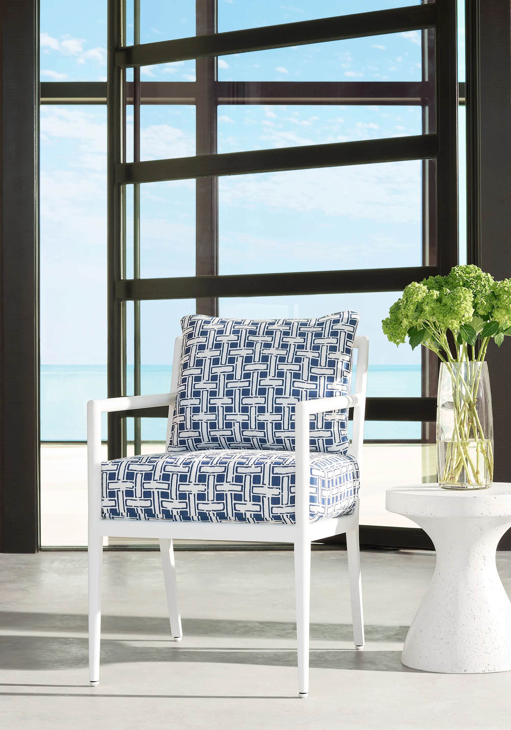 Thibaut Panama Matelasse in Navy (W81643)