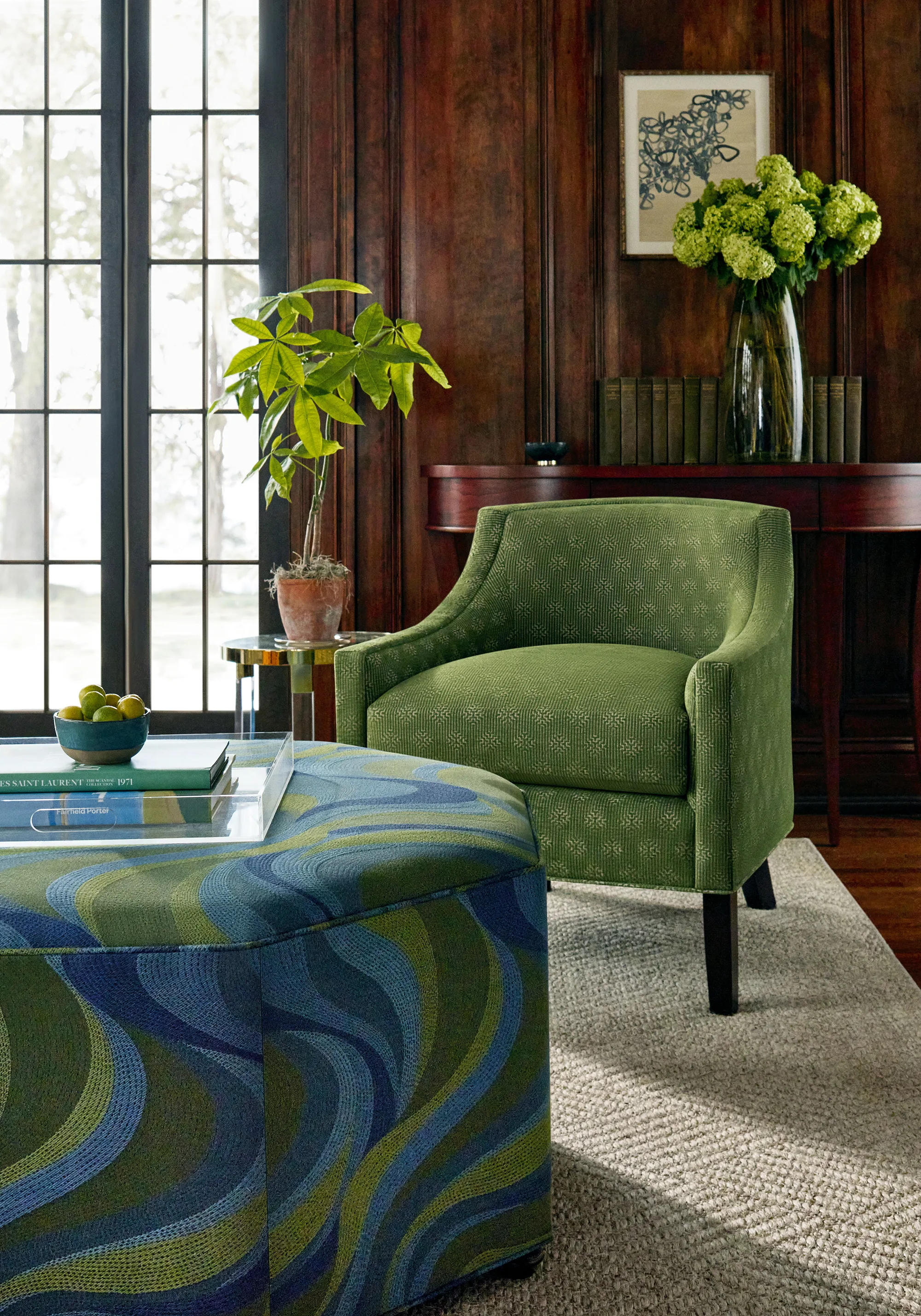 Thibaut Passage Woven in Lagoon (W74200)
