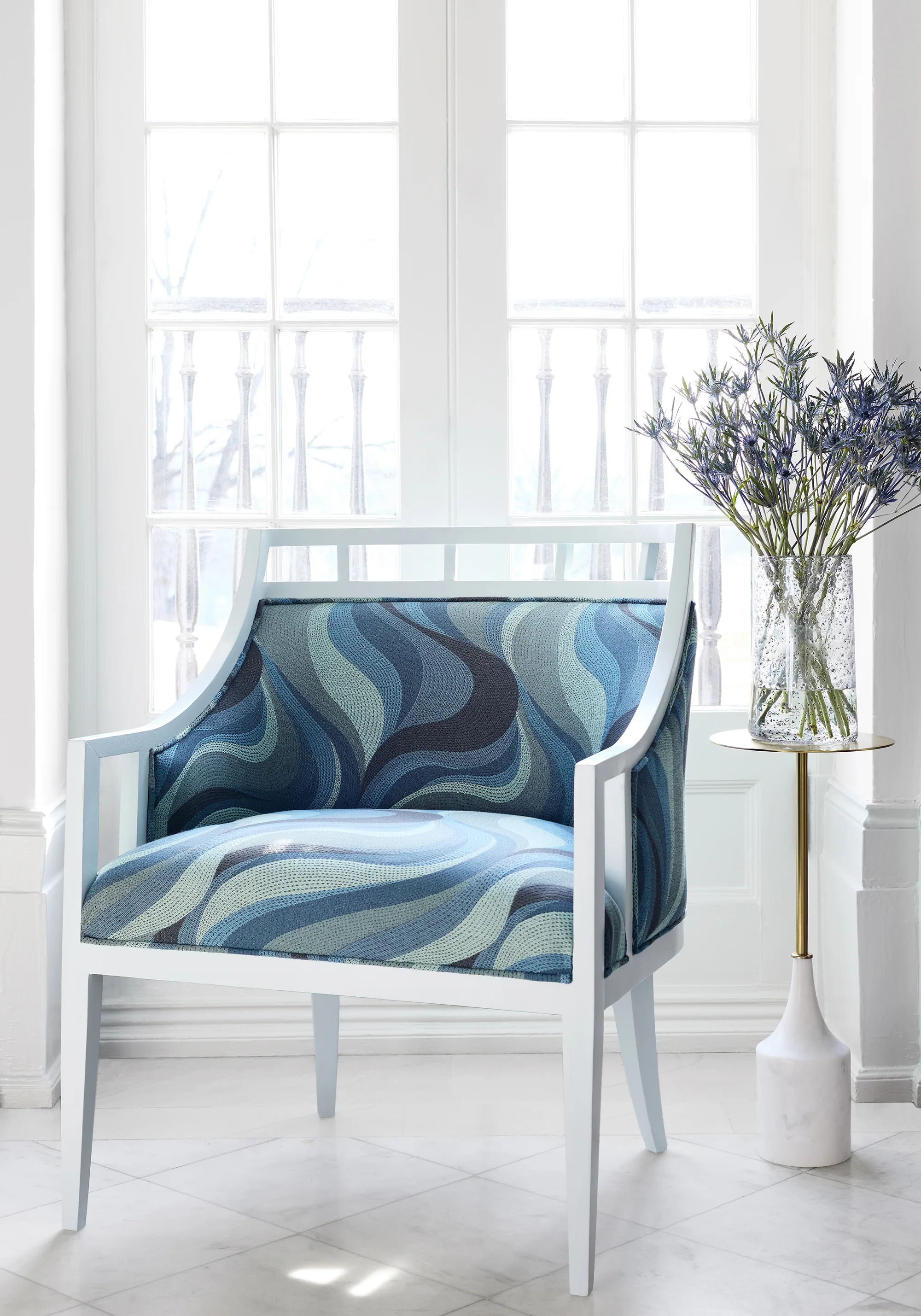 Thibaut Passage Woven in Lake (W74201)