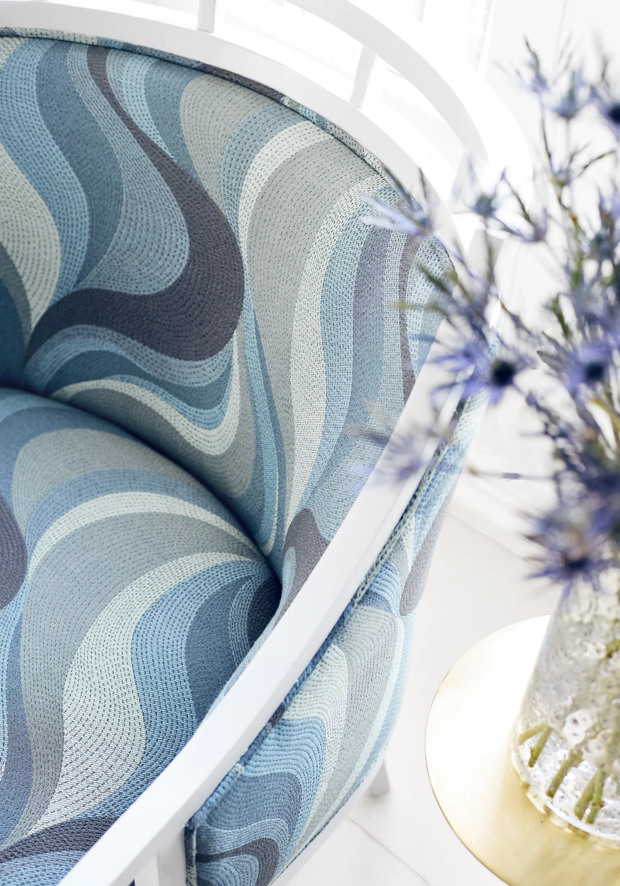 Thibaut Passage Woven in Lake (W74201)
