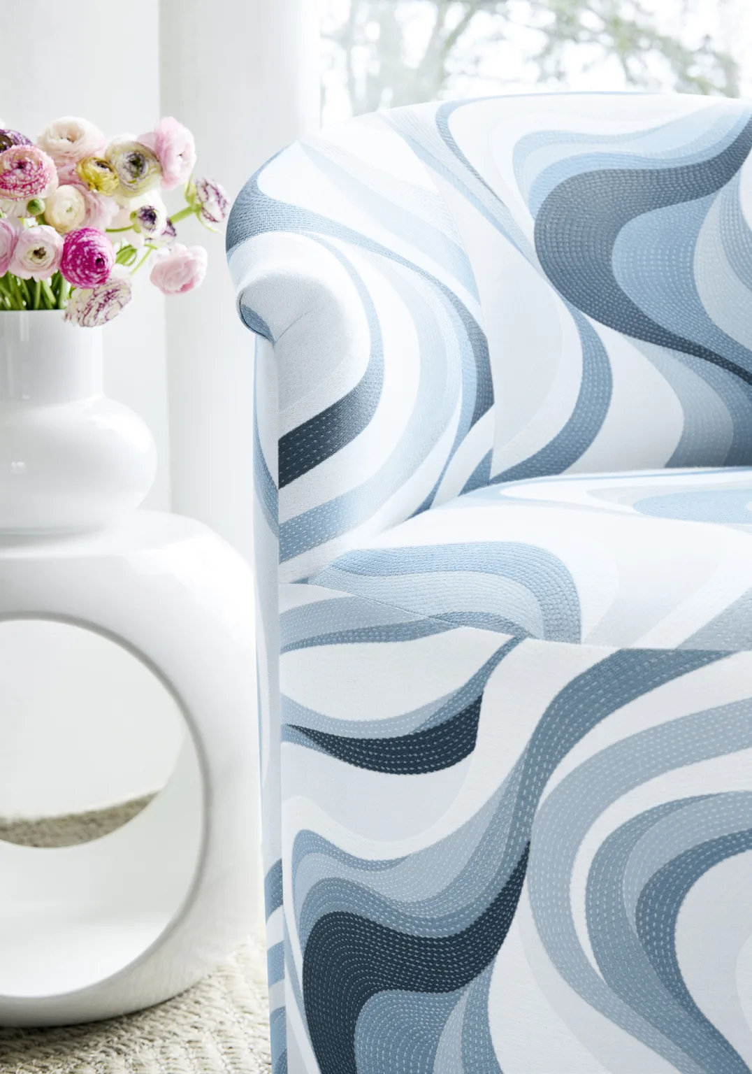 Thibaut Passage Woven in Waterfall (W74203)