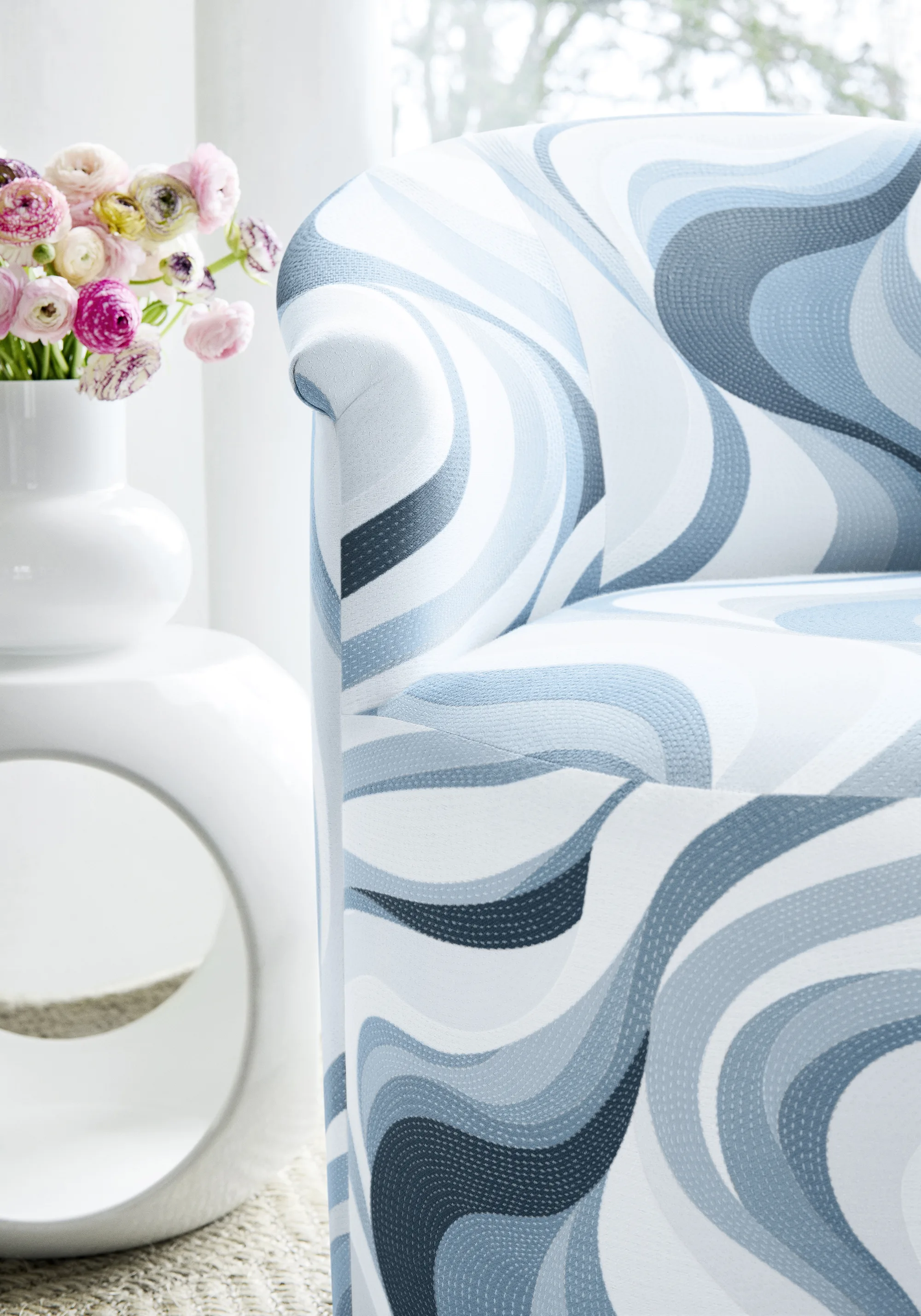 Thibaut Passage Woven in Waterfall (W74203)