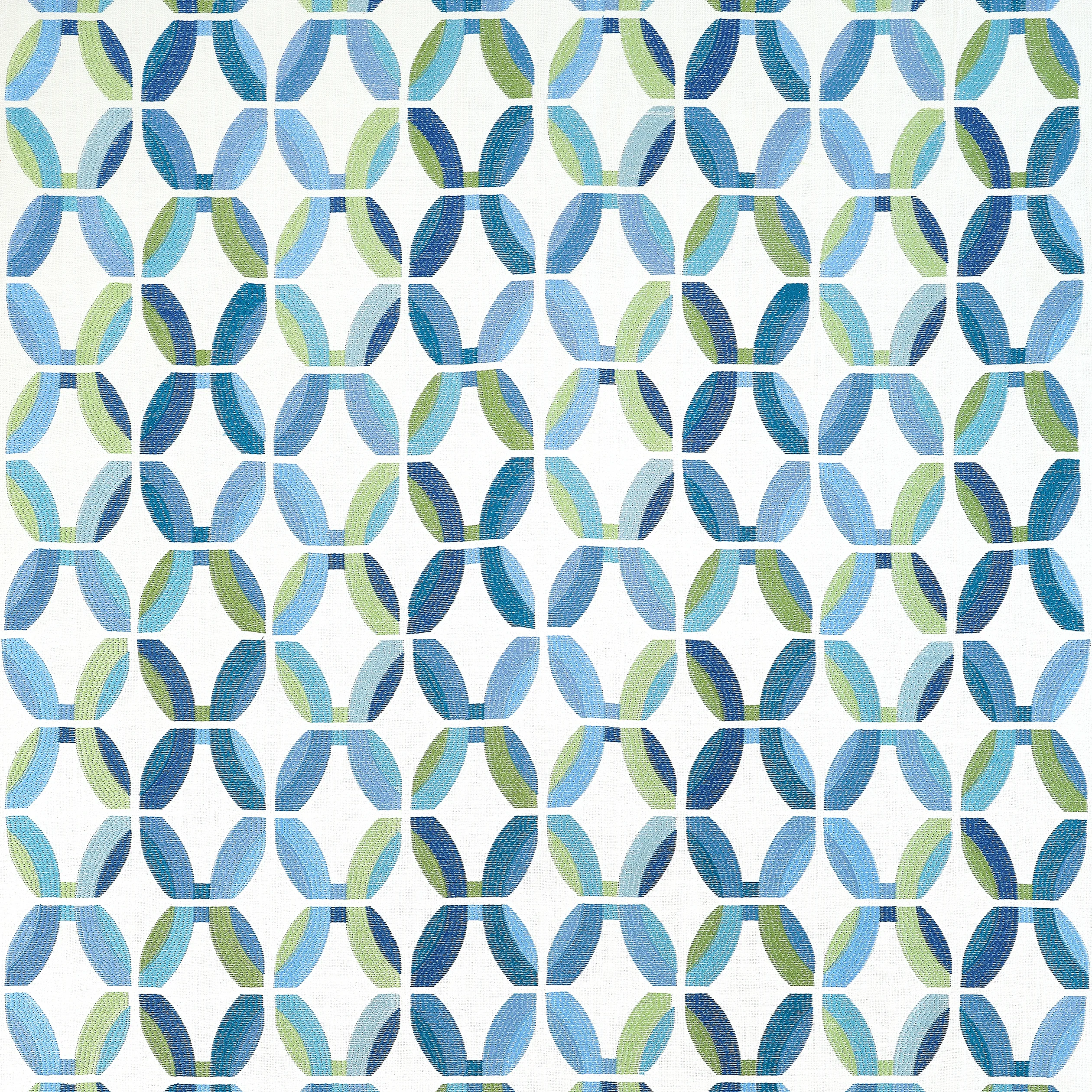 W745000 | Passageway Embroidery – Blue and Green